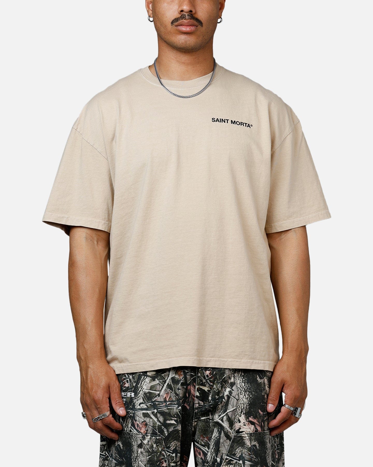 Saint Morta Awakening Heavyweight T - Shirt Stone