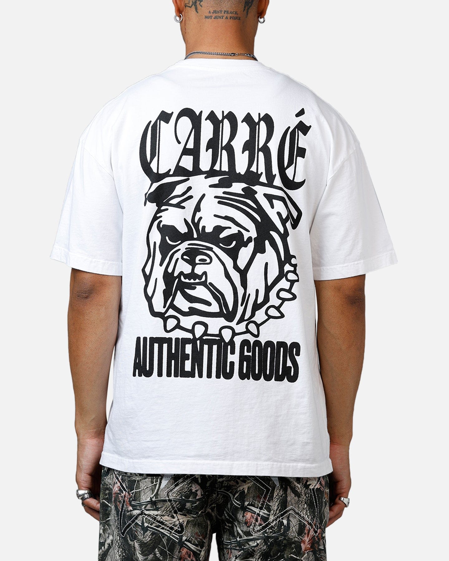 Carre Bulldog Heavyweight T - Shirt White