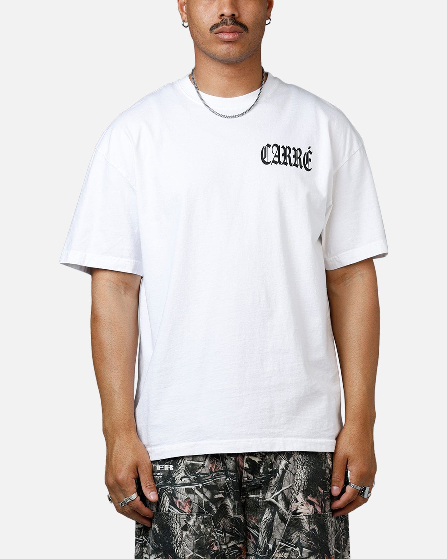 Carre Bulldog Heavyweight T - Shirt White