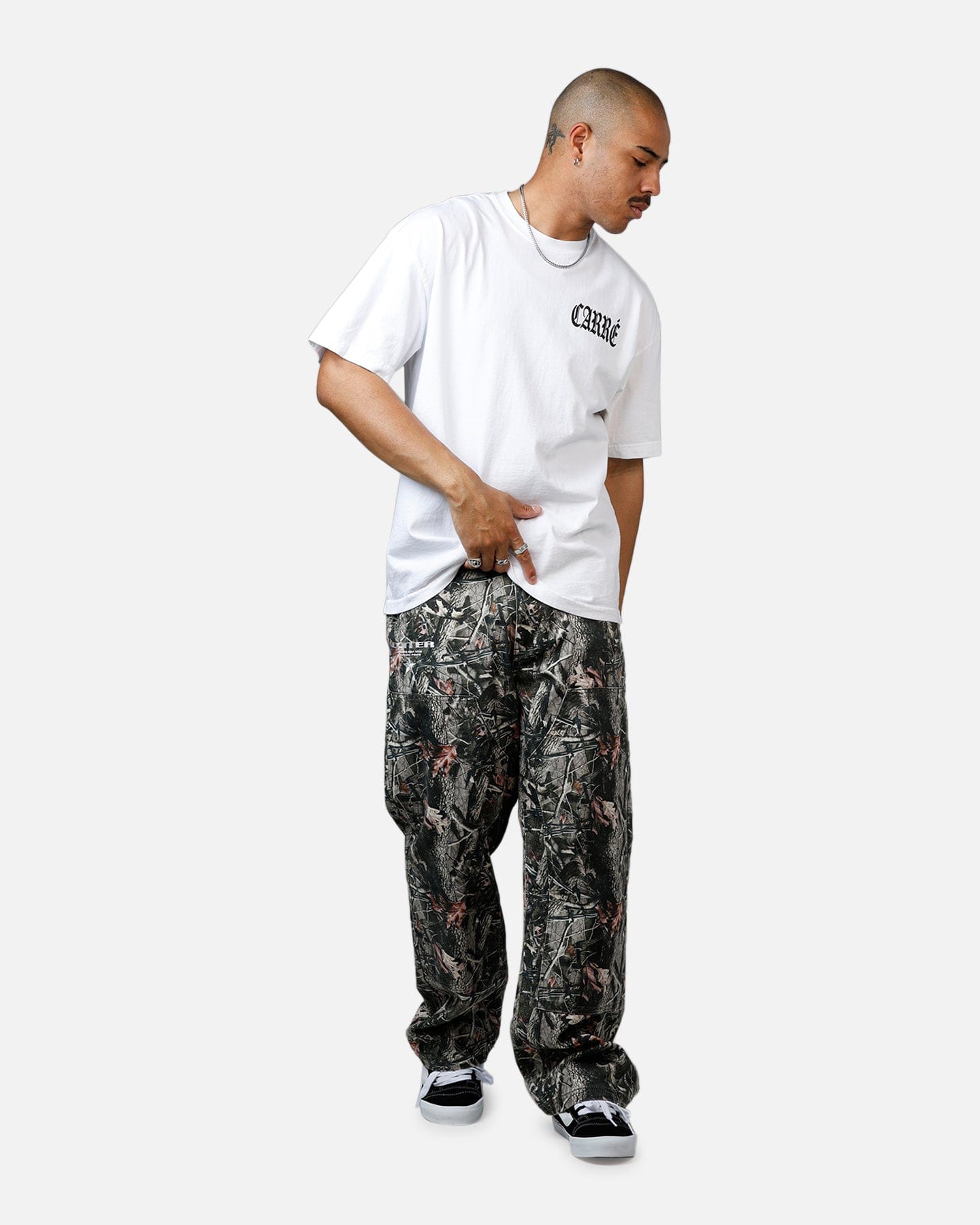 Carre Bulldog Heavyweight T - Shirt White