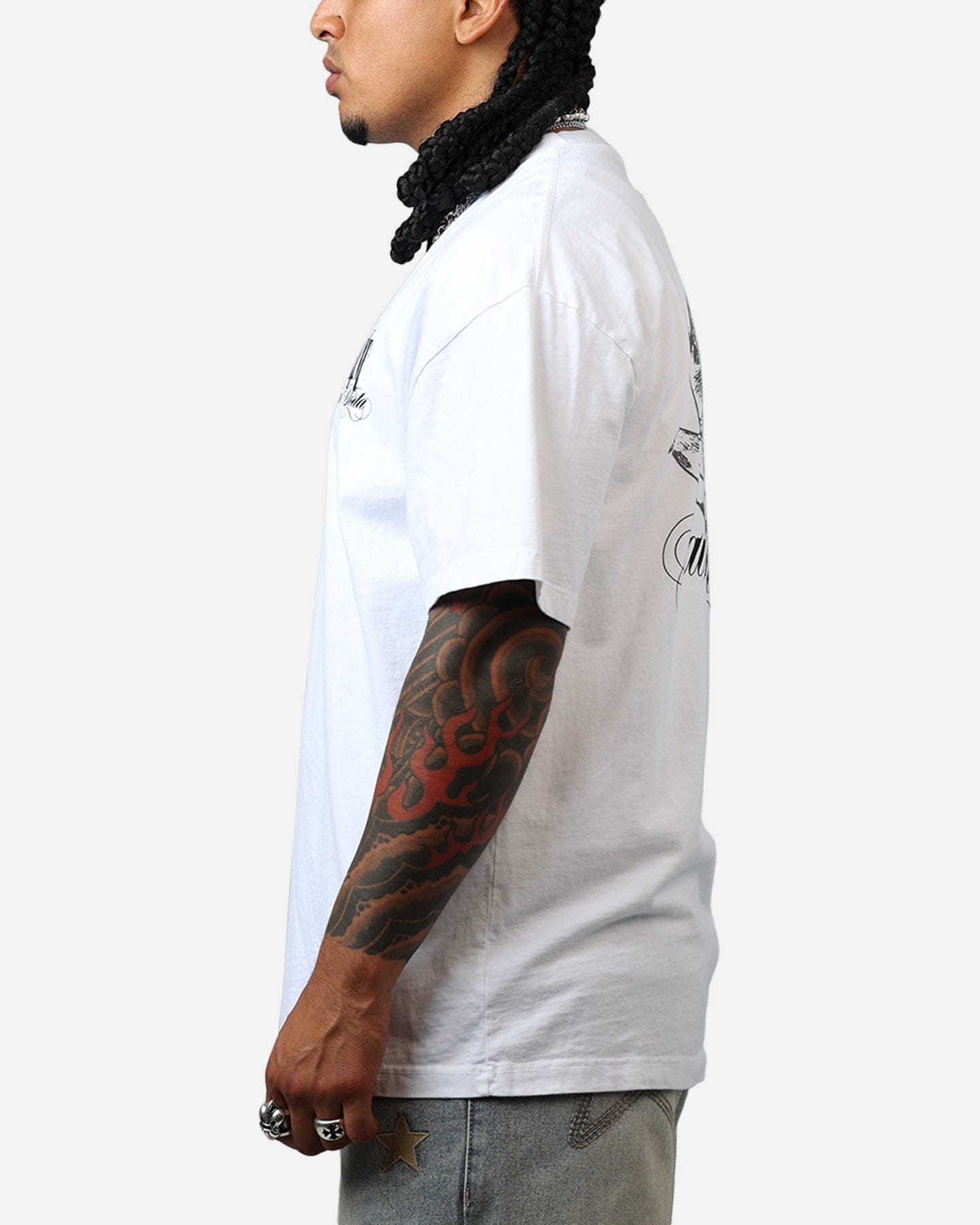 Saint Morta Dover Drop Shoulder T - Shirt White
