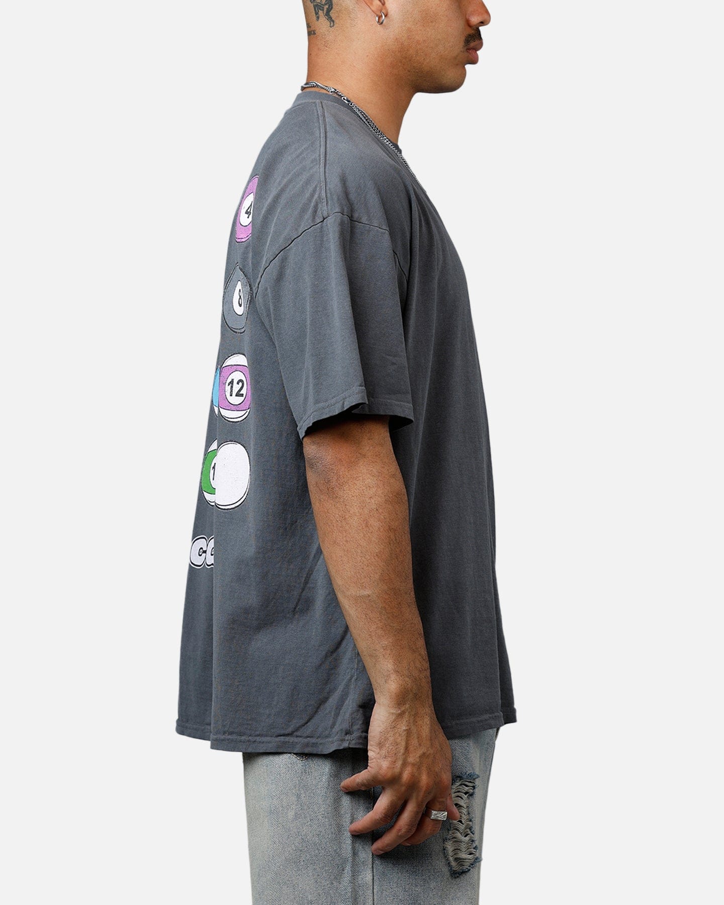 Carre Break T - Shirt Washed Charcoal