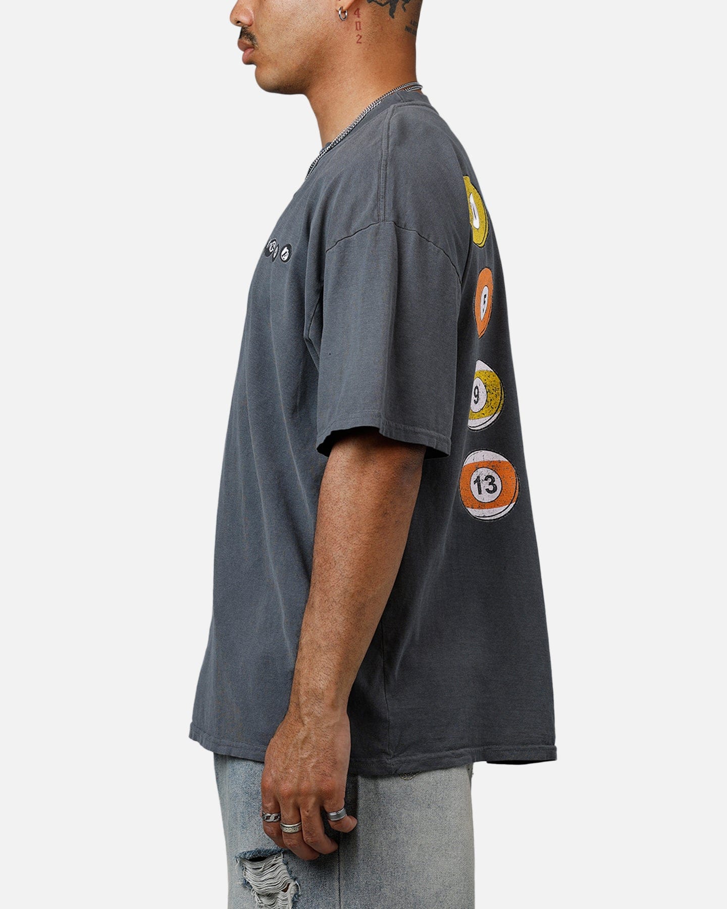 Carre Break T - Shirt Washed Charcoal
