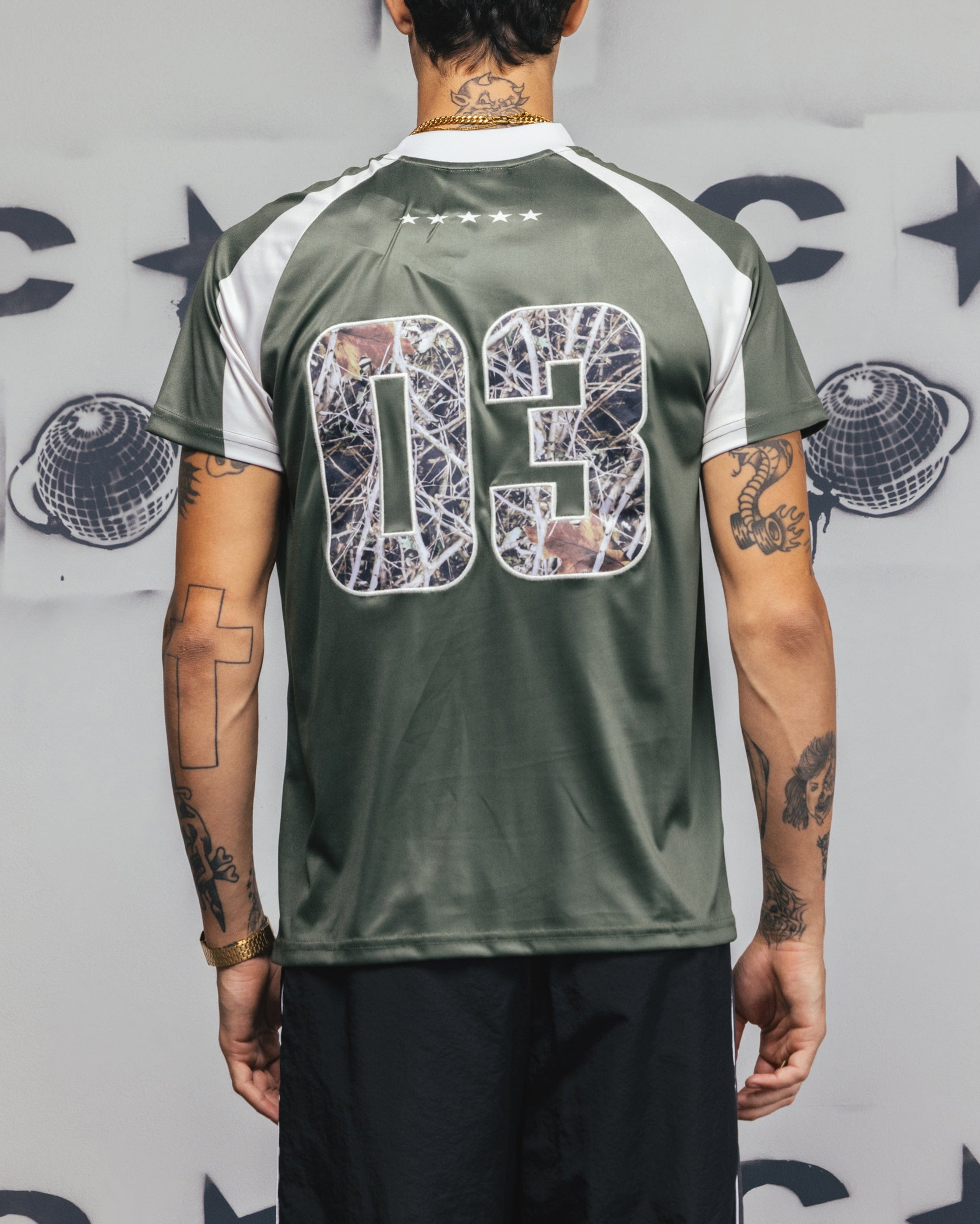 Carre Striker Jersey T - Shirt Green/White