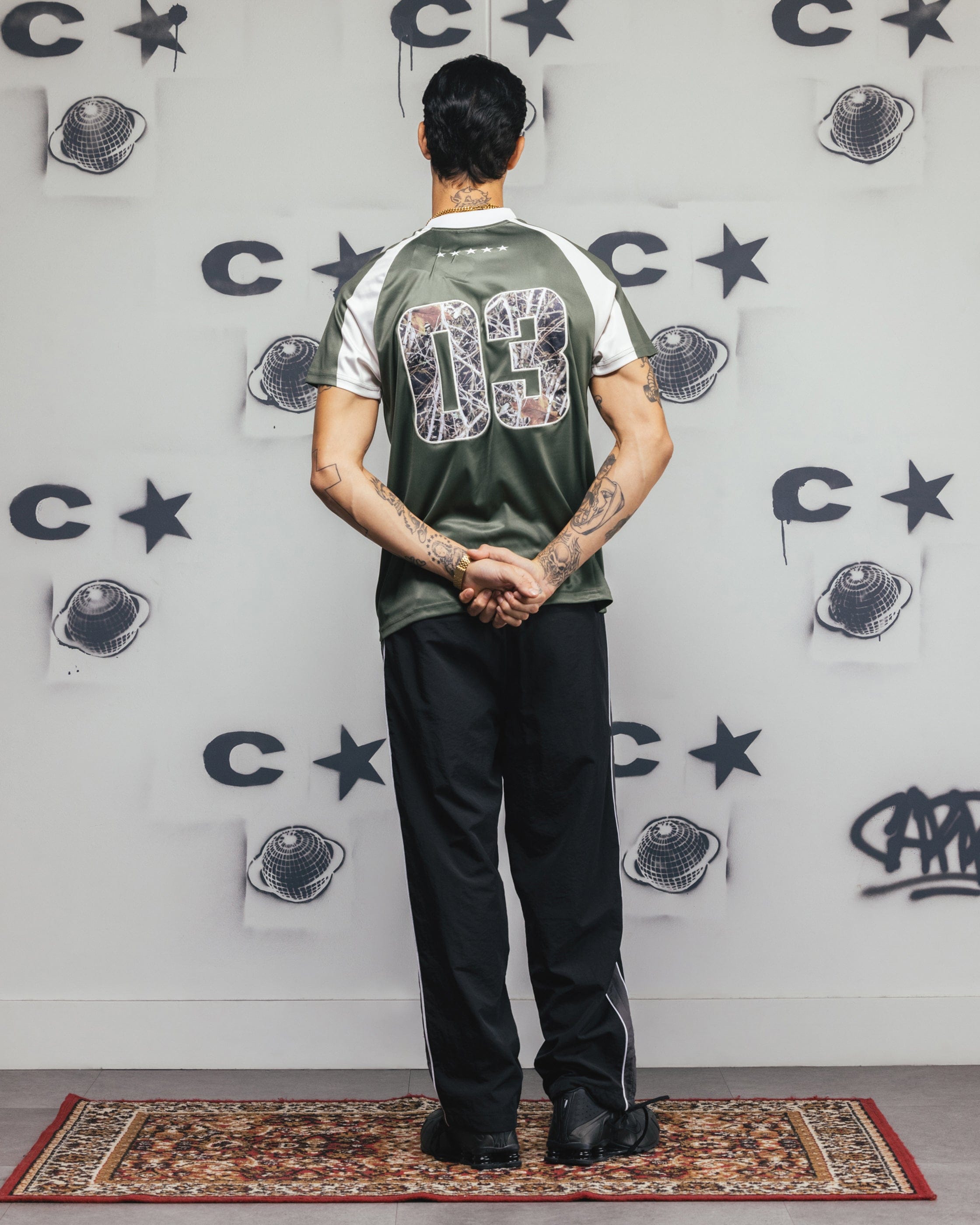 Carre Striker Jersey T - Shirt Green/White