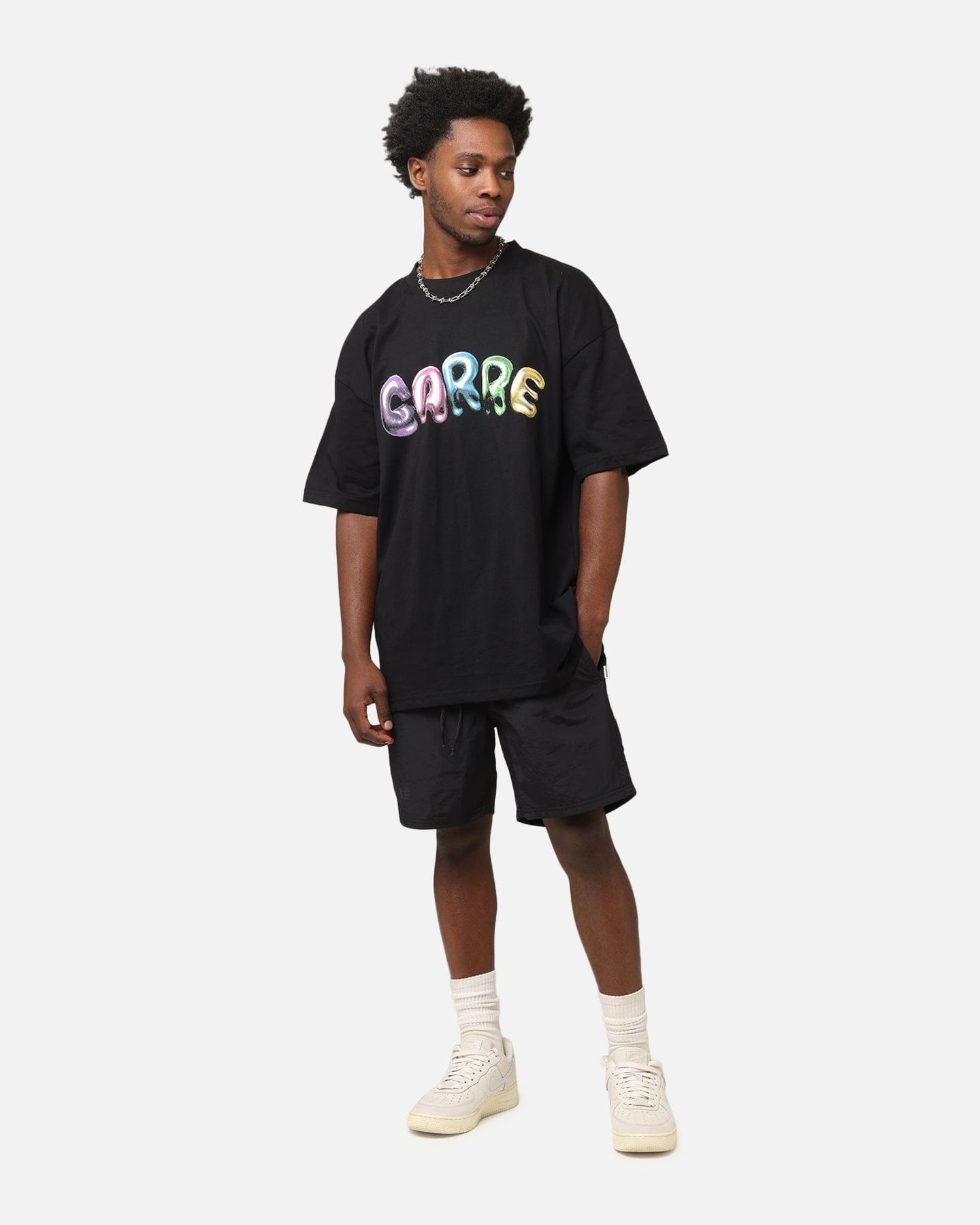 Carre Balloon T - Shirt Black