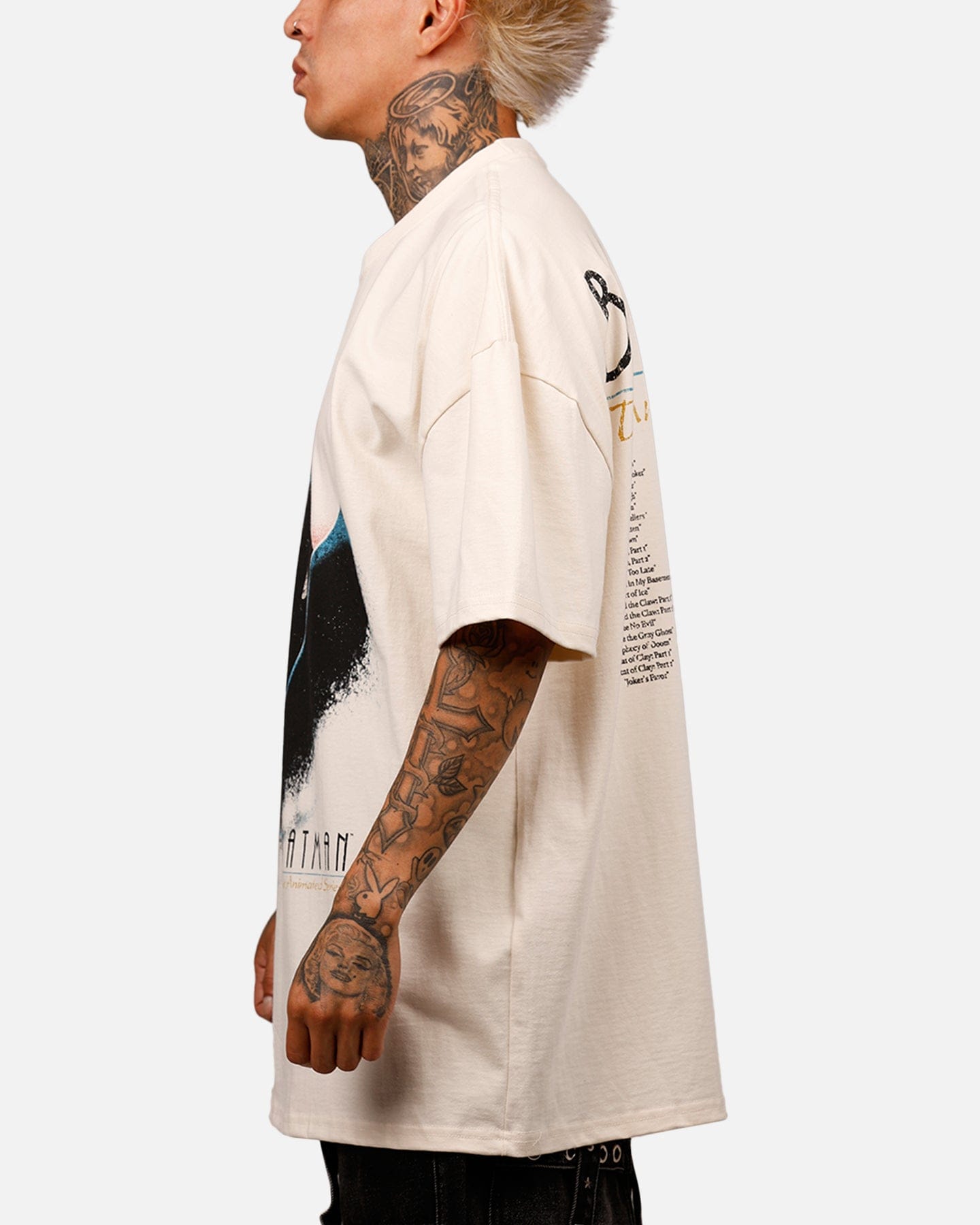 73studio x DC 97' Batman Heavyweight T - Shirt Off White