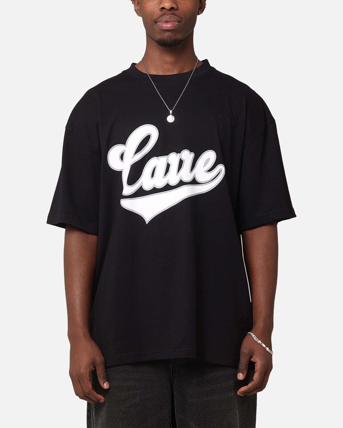 Carre Team Script T - Shirt Black