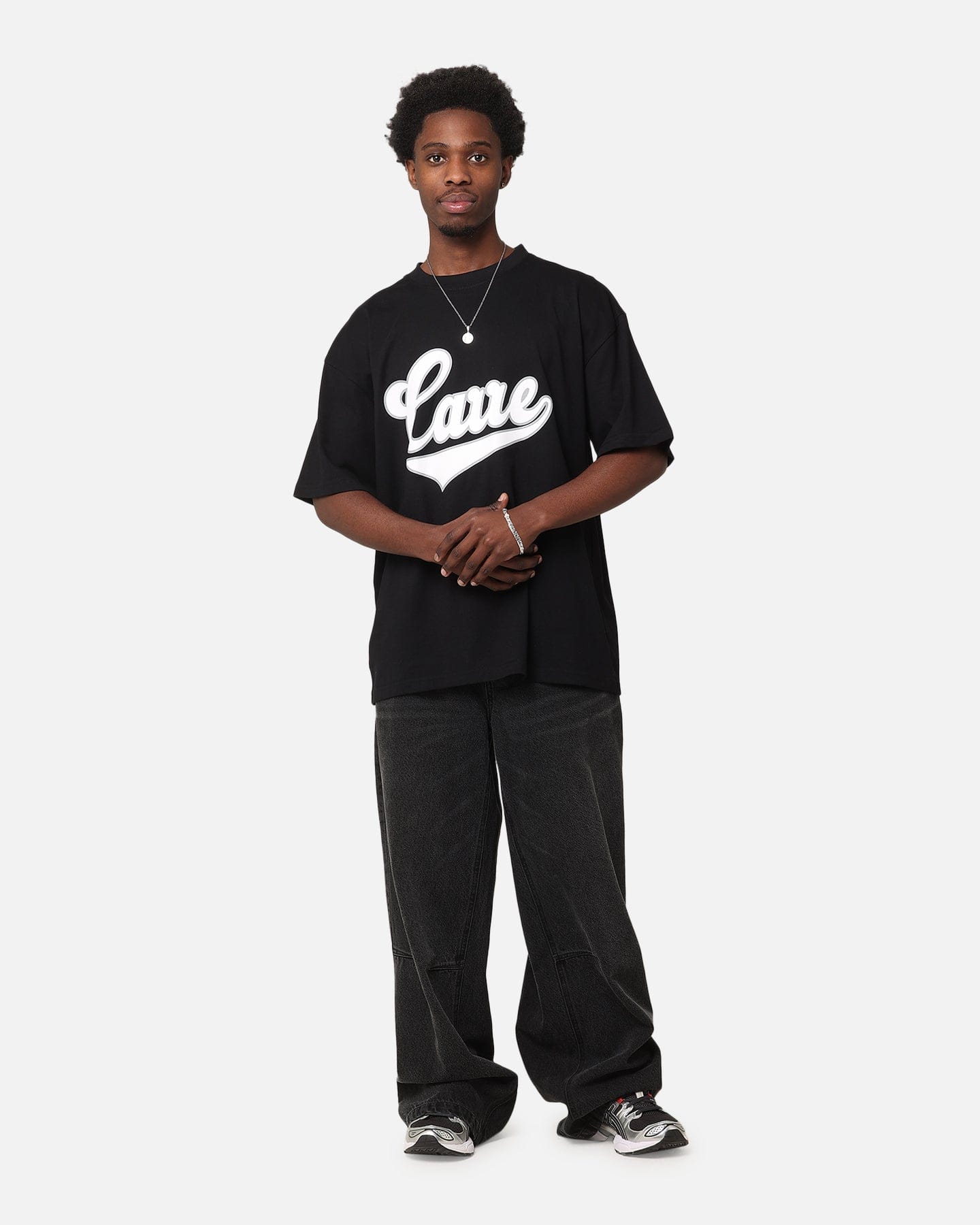 Carre Team Script T - Shirt Black