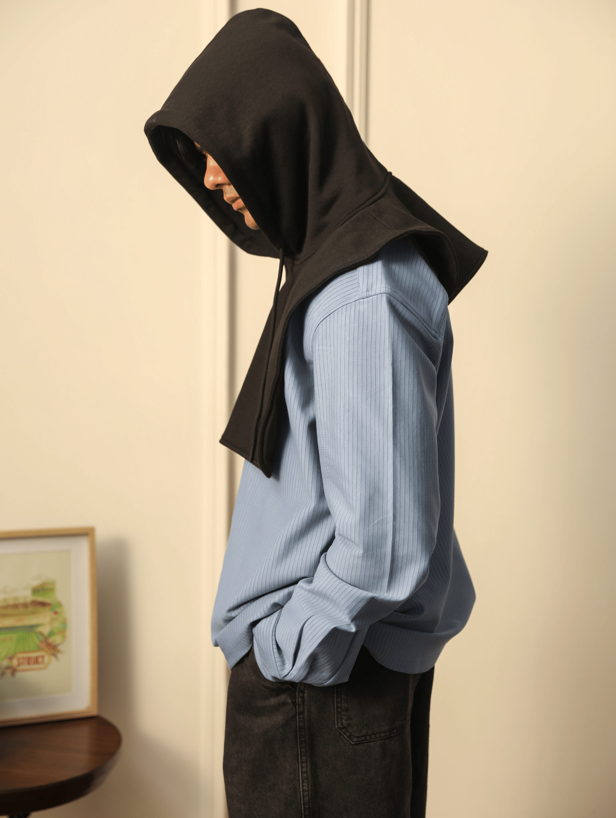 Struct BINARY PINSTRIPE DETACHABLE HOODIE