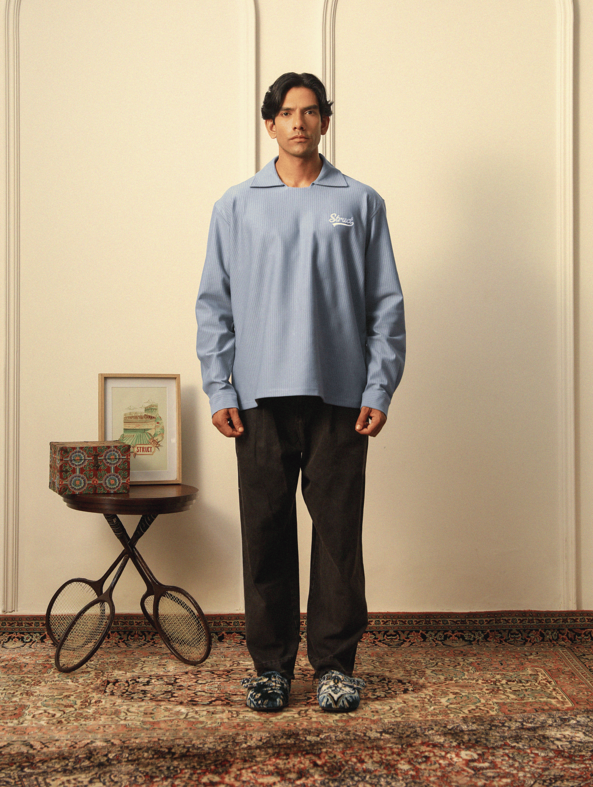 Struct BINARY PINSTRIPE DETACHABLE HOODIE