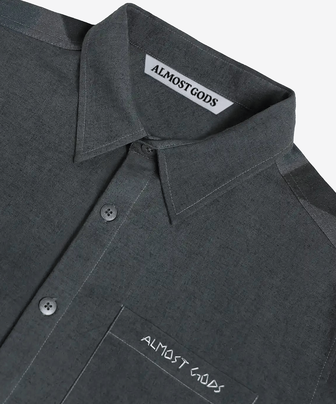 ALMOST GODS | FLOSS GARDEN RELAXED SHIRT { ASH