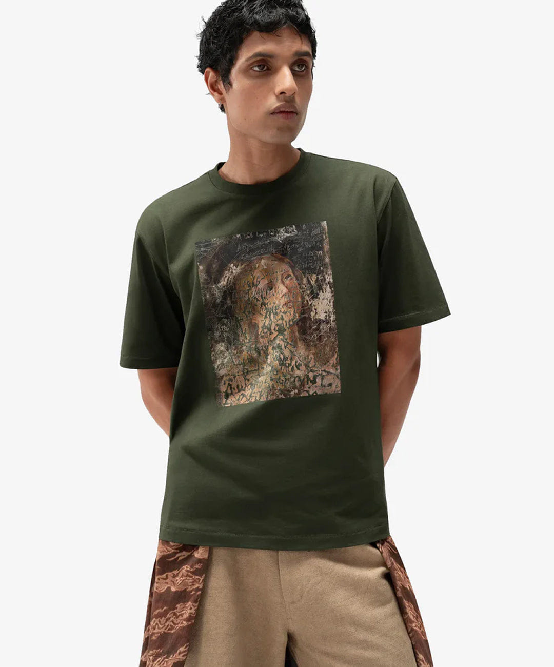 ALMOST GODS | VANDAL RELAXED T-Shirt { OLIVE