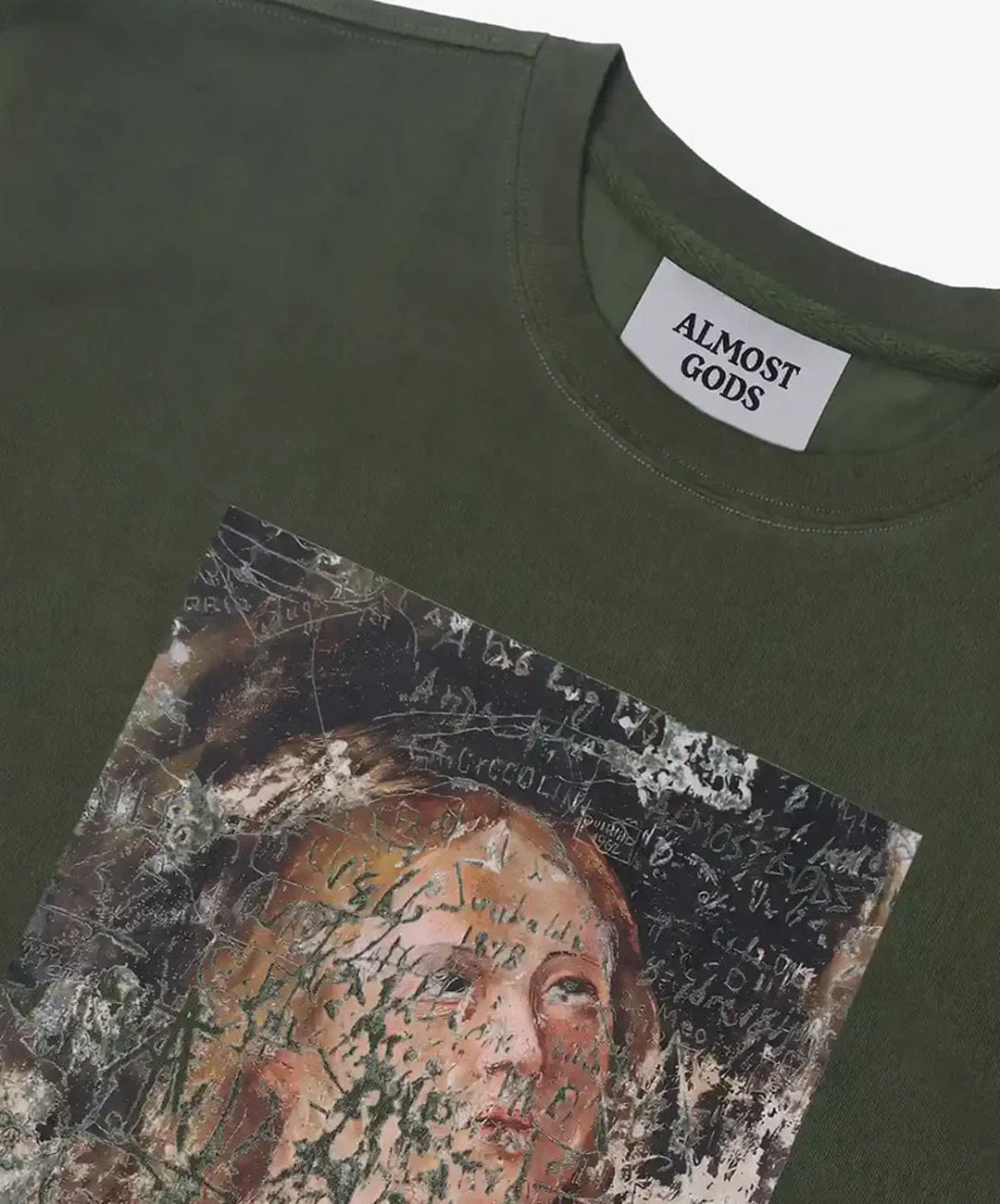 ALMOST GODS | VANDAL RELAXED T-Shirt { OLIVE