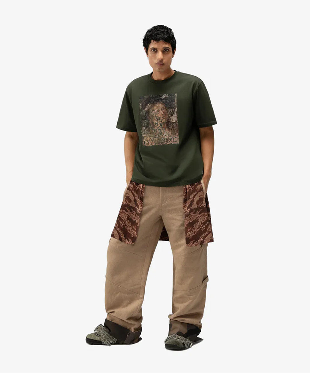 ALMOST GODS | VANDAL RELAXED T-Shirt { OLIVE