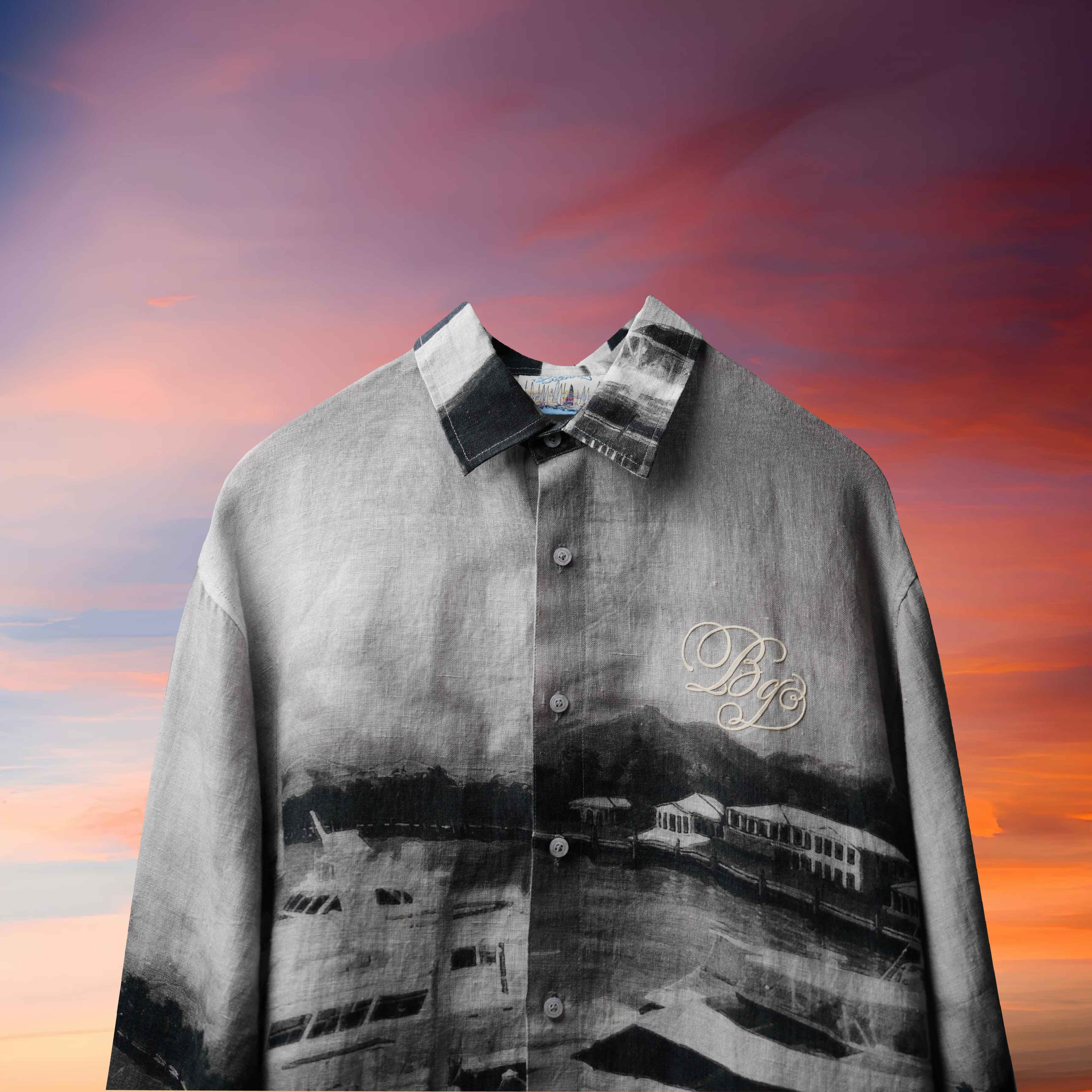 B/w Marina Bay Shirt