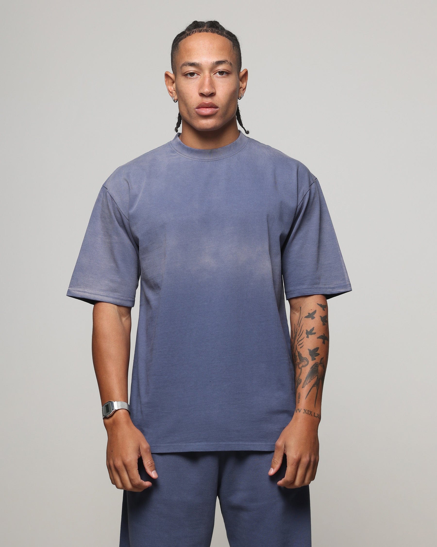 American Thrift Short Sleeve T - Shirt Washed Blue