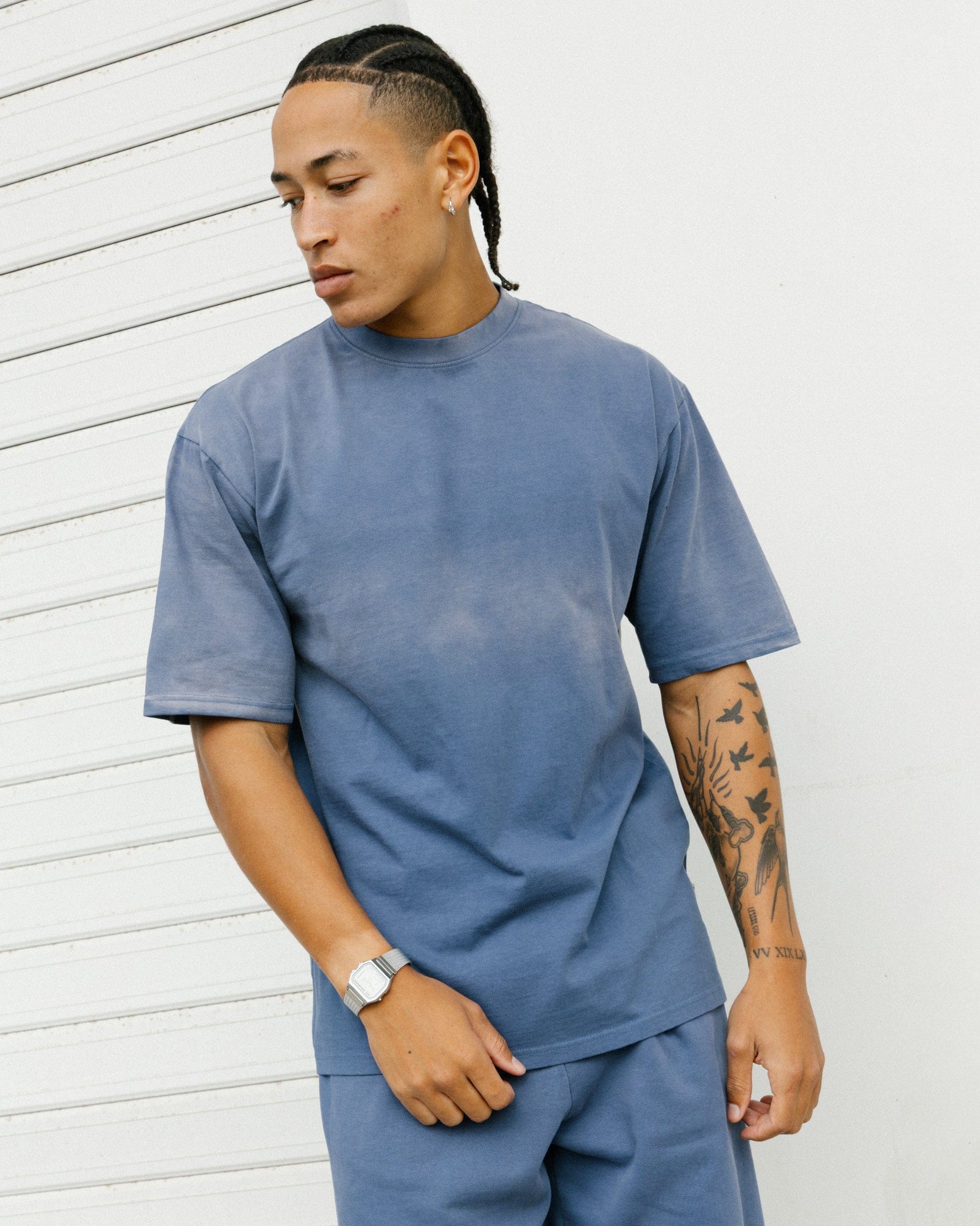 American Thrift Short Sleeve T - Shirt Washed Blue