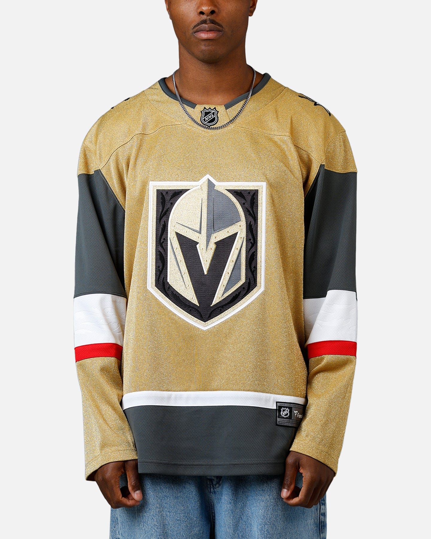 Fanatics Fanastics Vegas Golden Knights Breakaway Home Jersey Gold