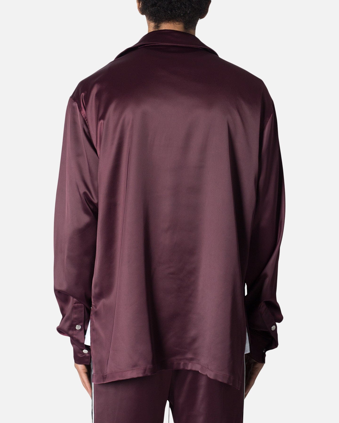 MNML Studded Pajama Shirt Burgundy