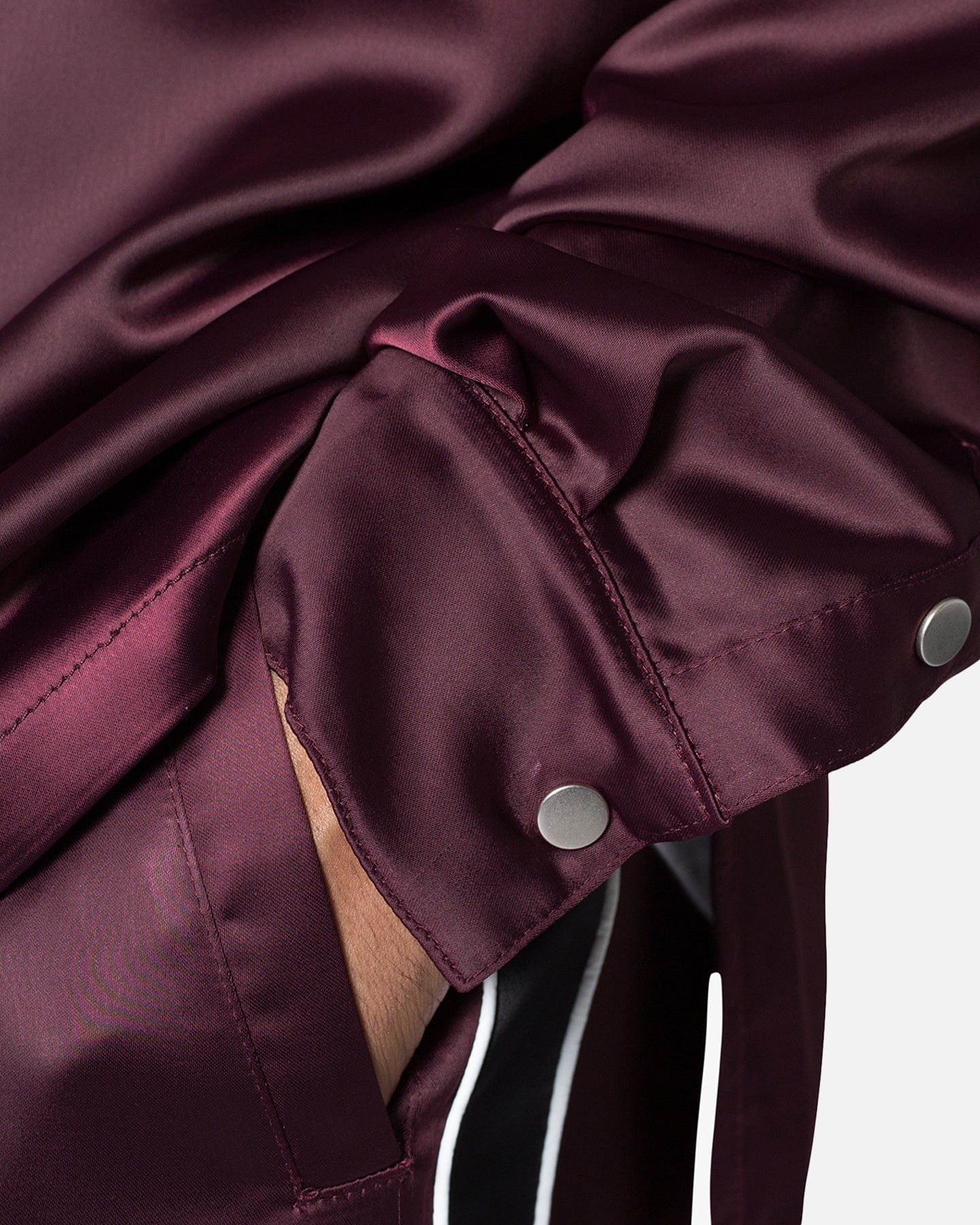 MNML Studded Pajama Shirt Burgundy