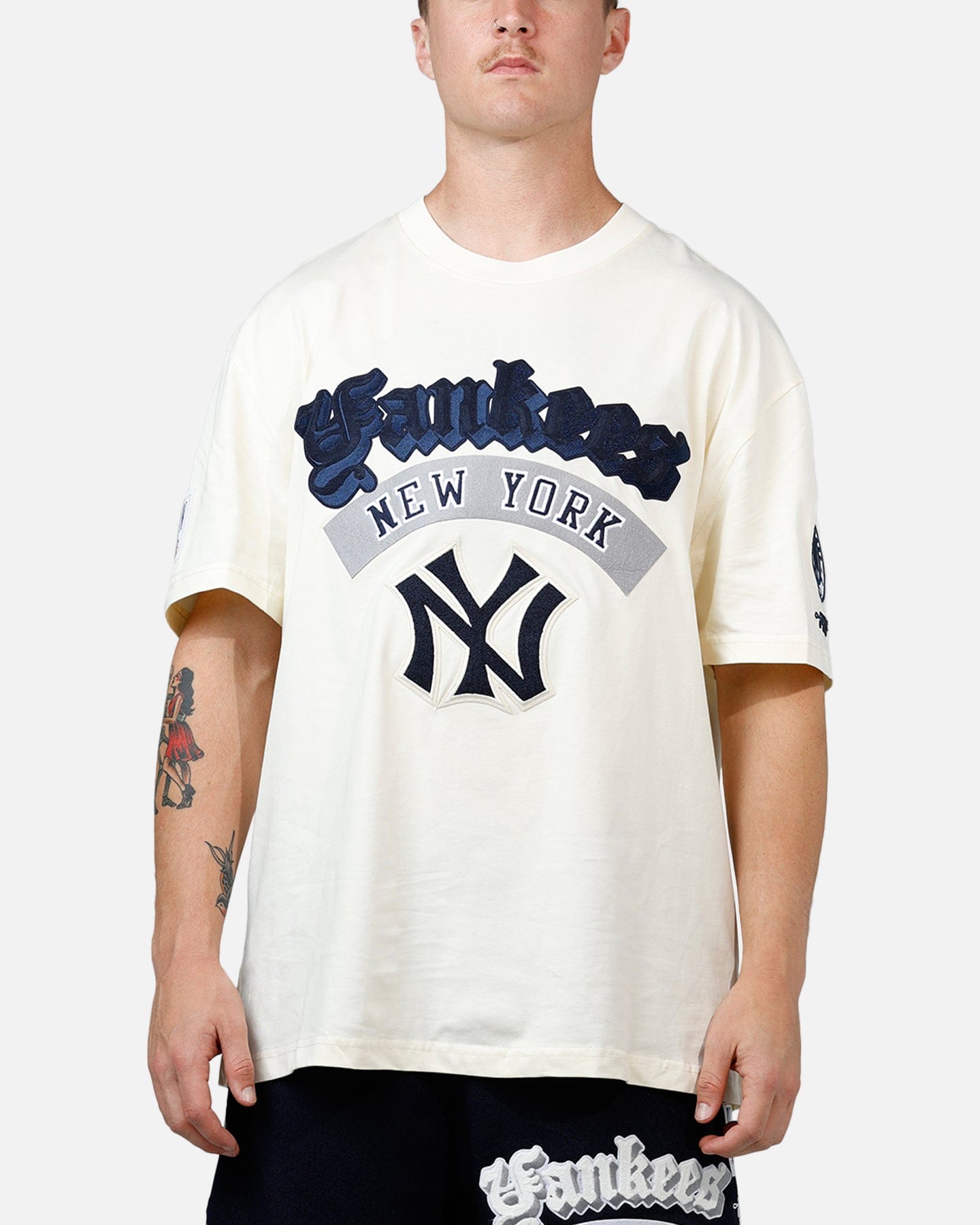 PRO Standard New York Yankees Best Of T - Shirt Eggshell