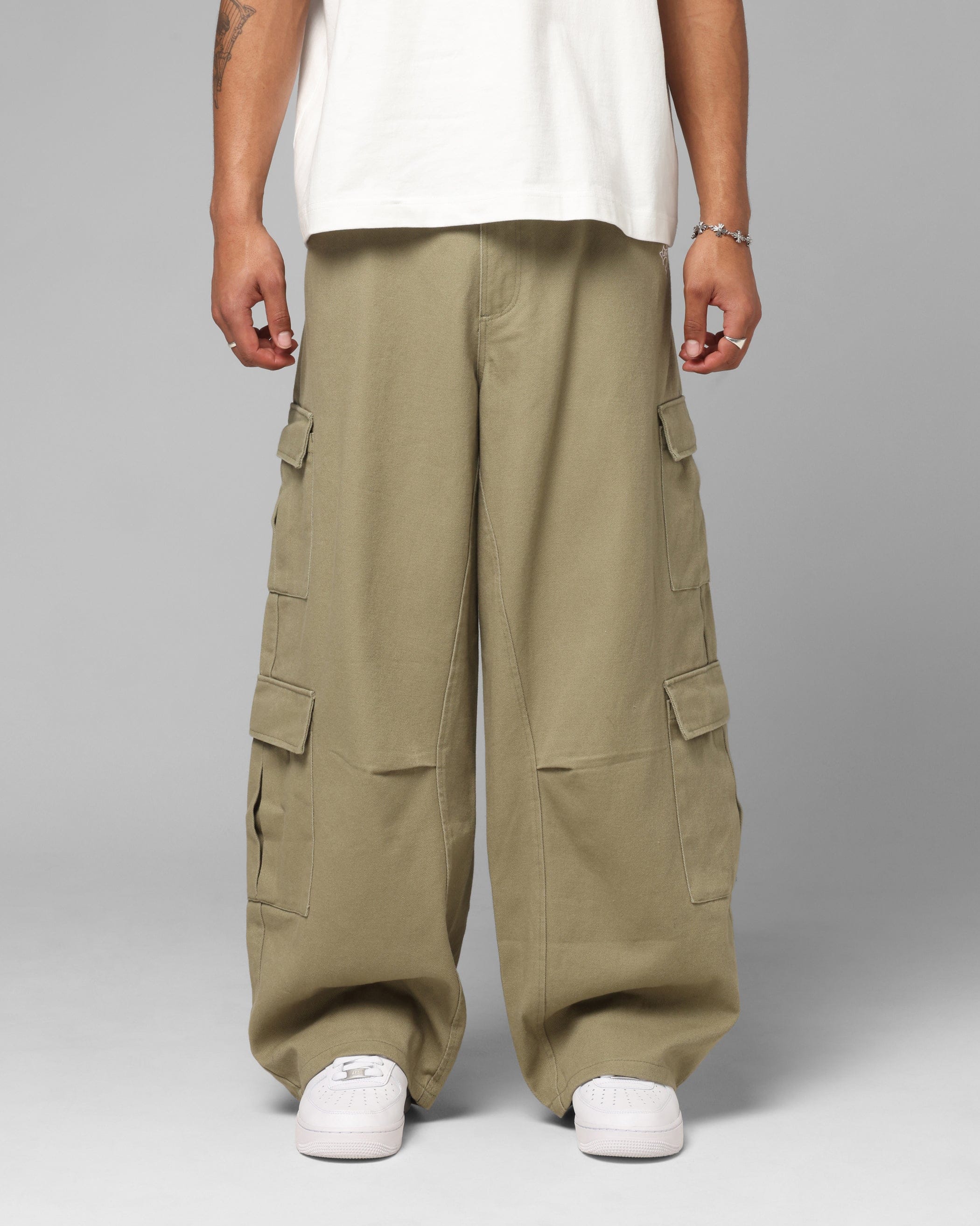 Loiter F - 16 Balloon Cargo Pants Khaki