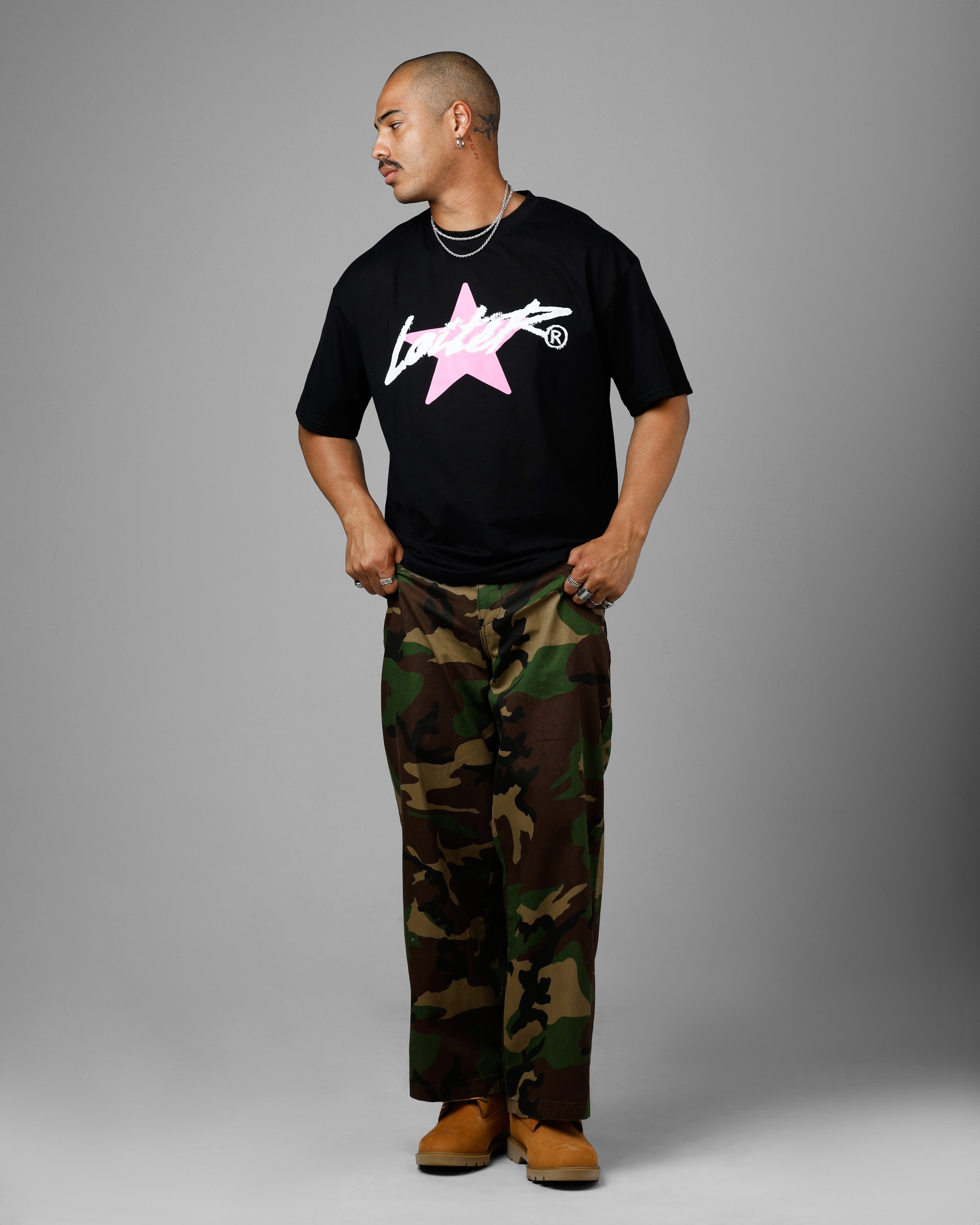 Loiter Universe T - Shirt Black