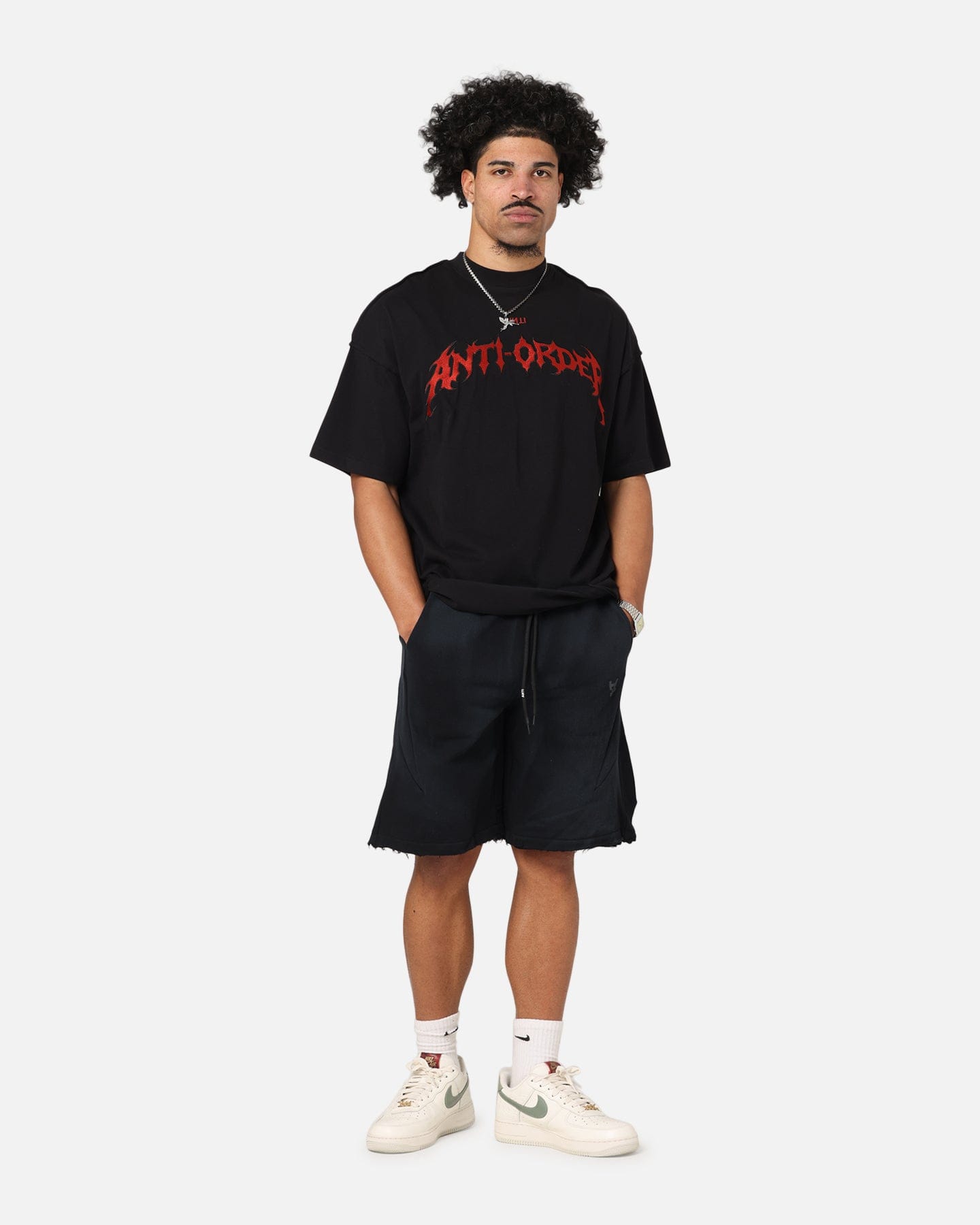 The Anti Order Mosh Non Seam T - Shirt Black/Red
