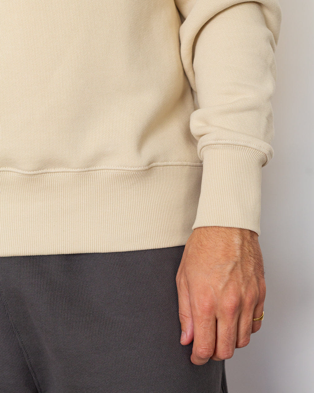 Power Goods Loopback Crewneck - Putty
