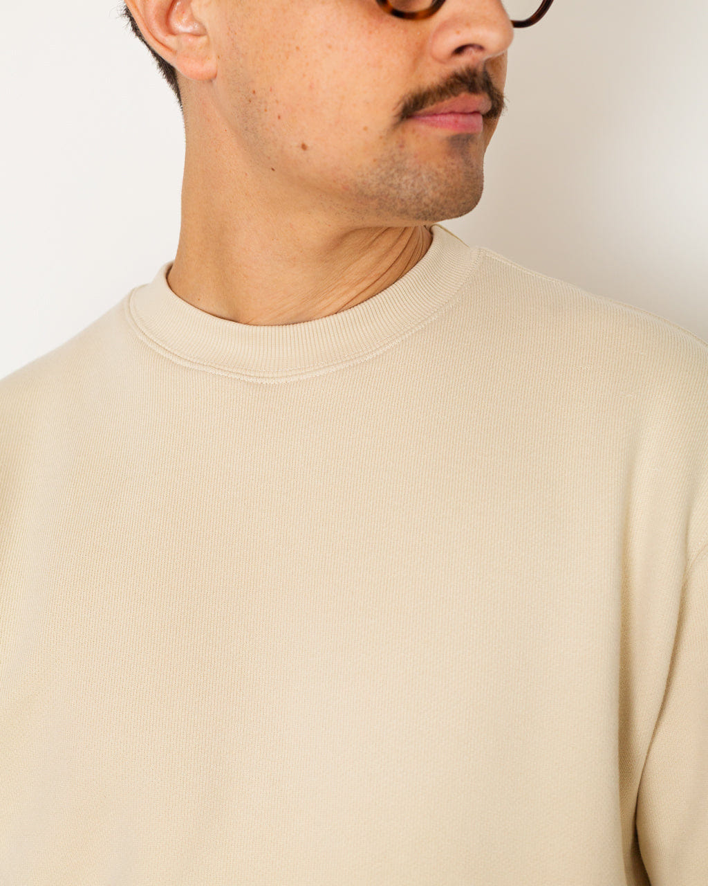 Power Goods Loopback Crewneck - Putty