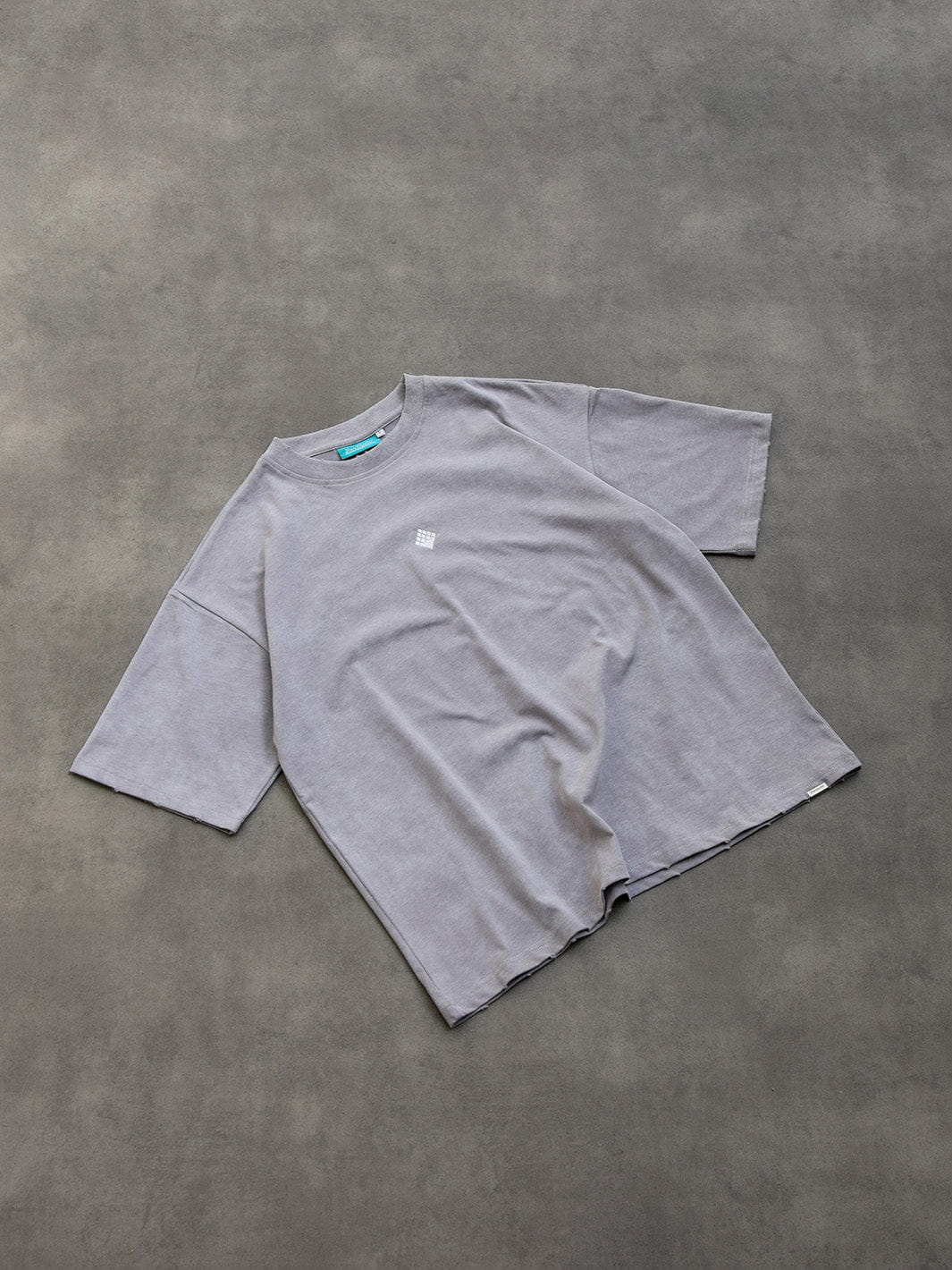 Pantalón Distressed Stone Washed T - Shirt Light Grey