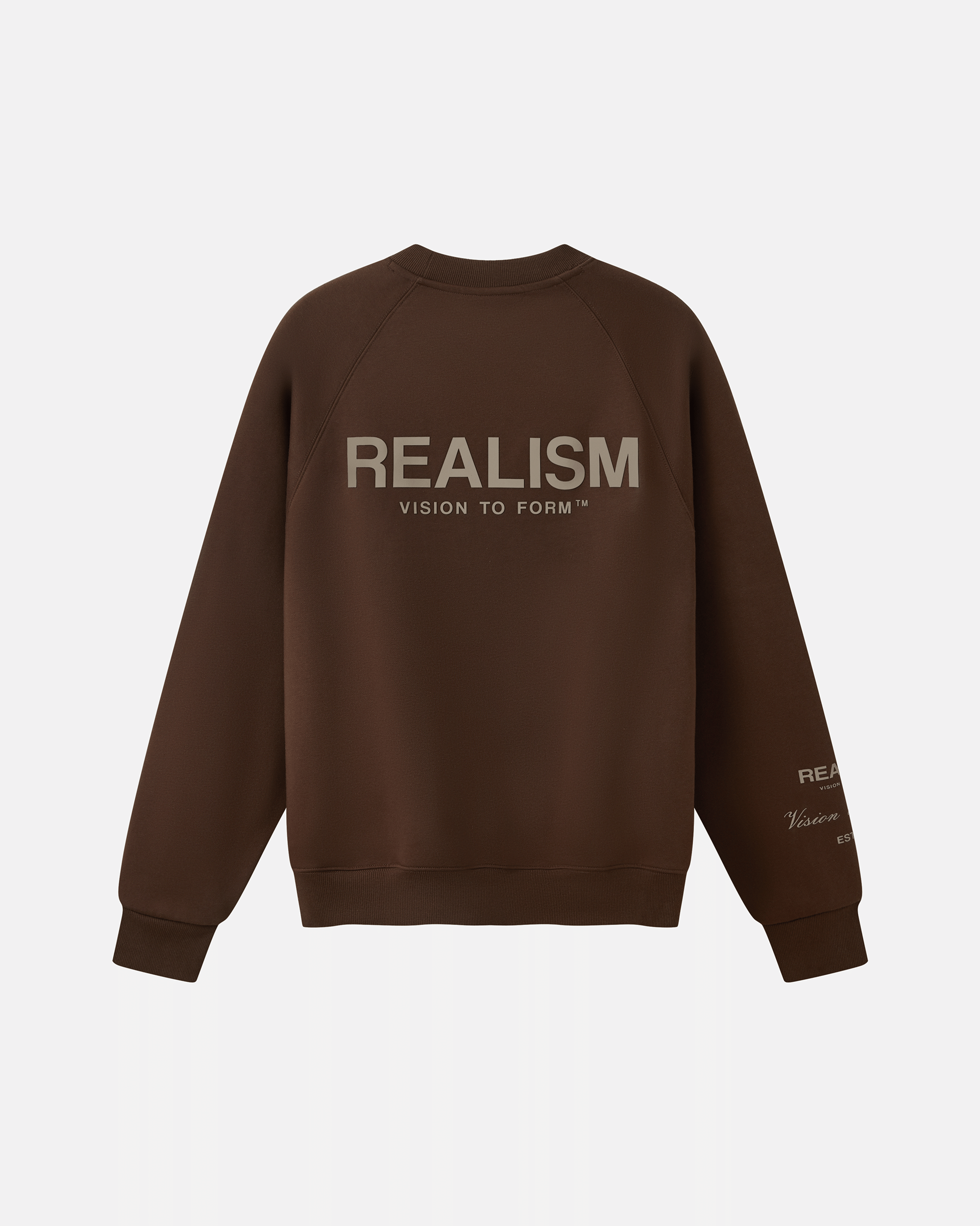 Realism SSS REALISM RADIANT CREWNECK V2 MOCHA