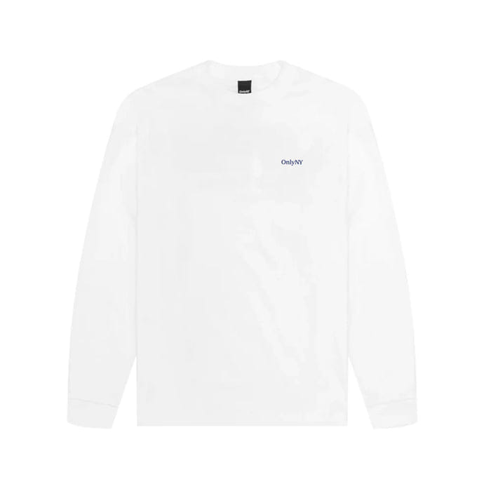 ONLY NY CENTRAL PARK FLURRIES LONG SLEEVE T - SHIRT - WHITE