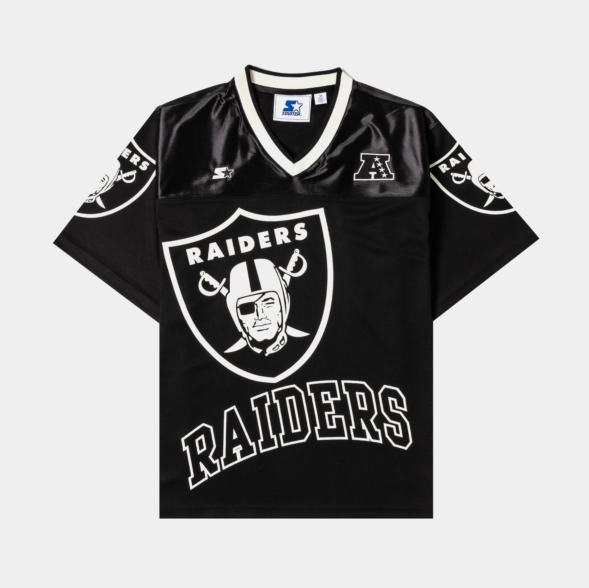 Giii/starter NFL Las Vegas Raiders Mens Jersey (Black/Cream)