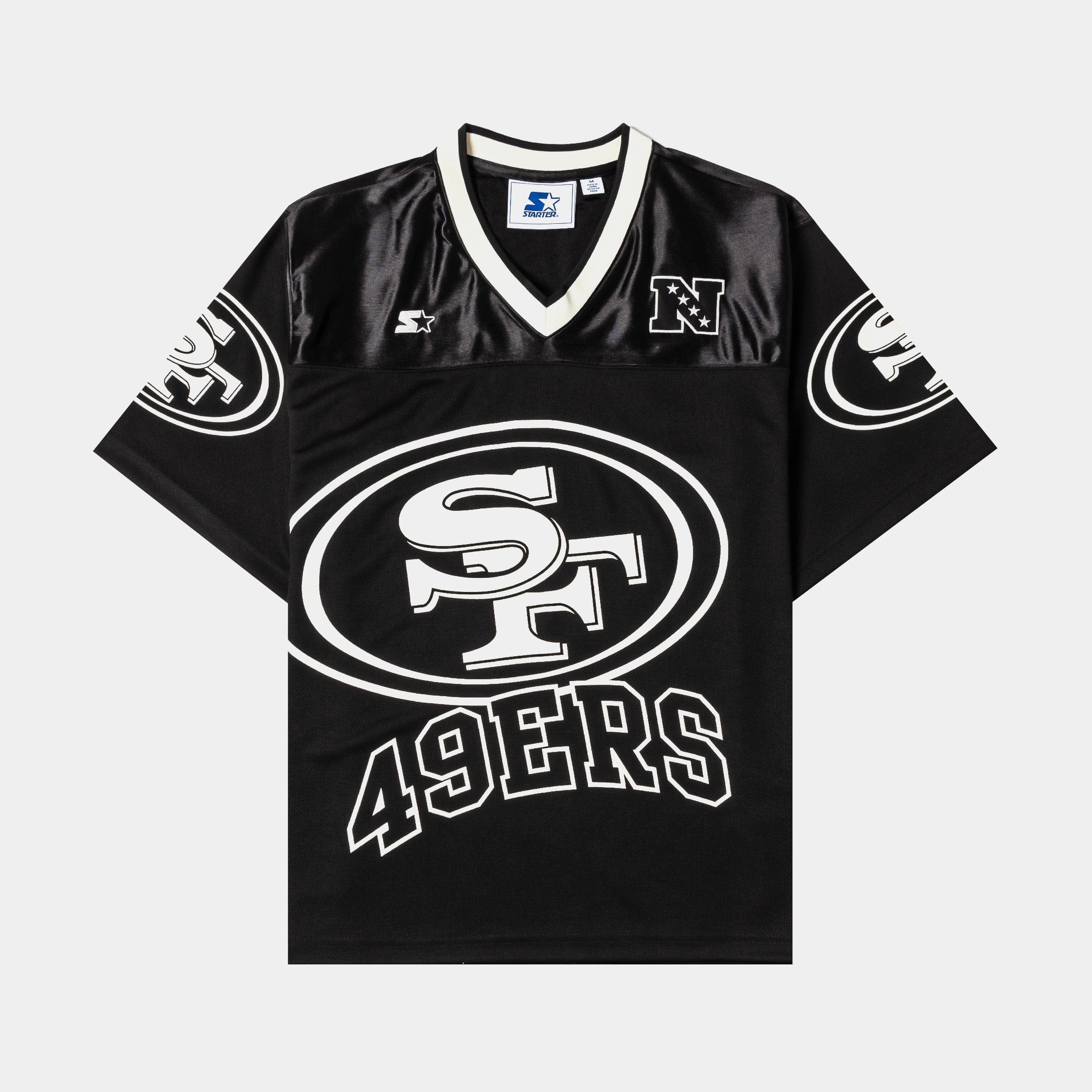 Giii/starter NFL San Francisco 49ers Mens Jersey (Black/Cream)
