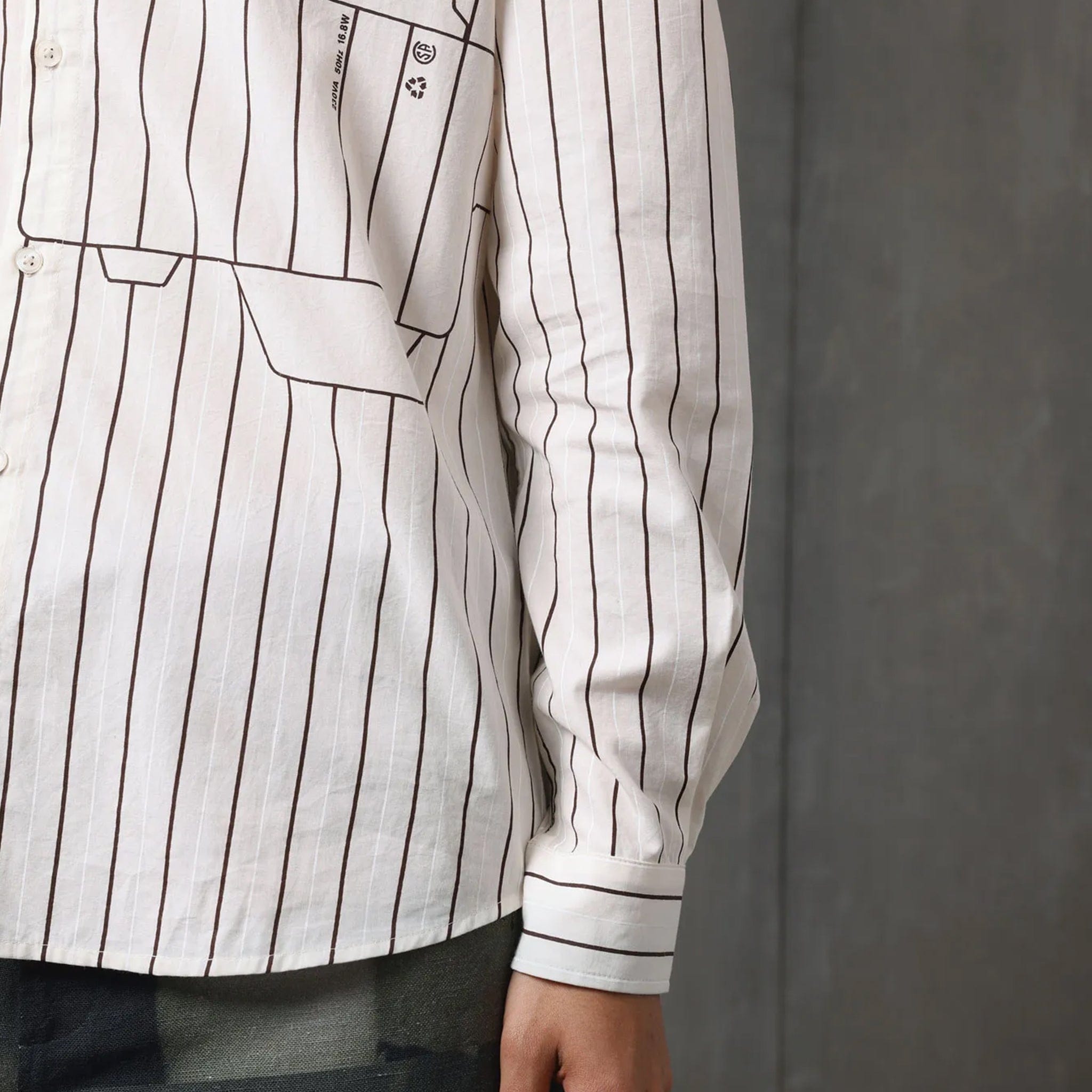Almost Gods Assemblage Stripe Boxy Shirt
