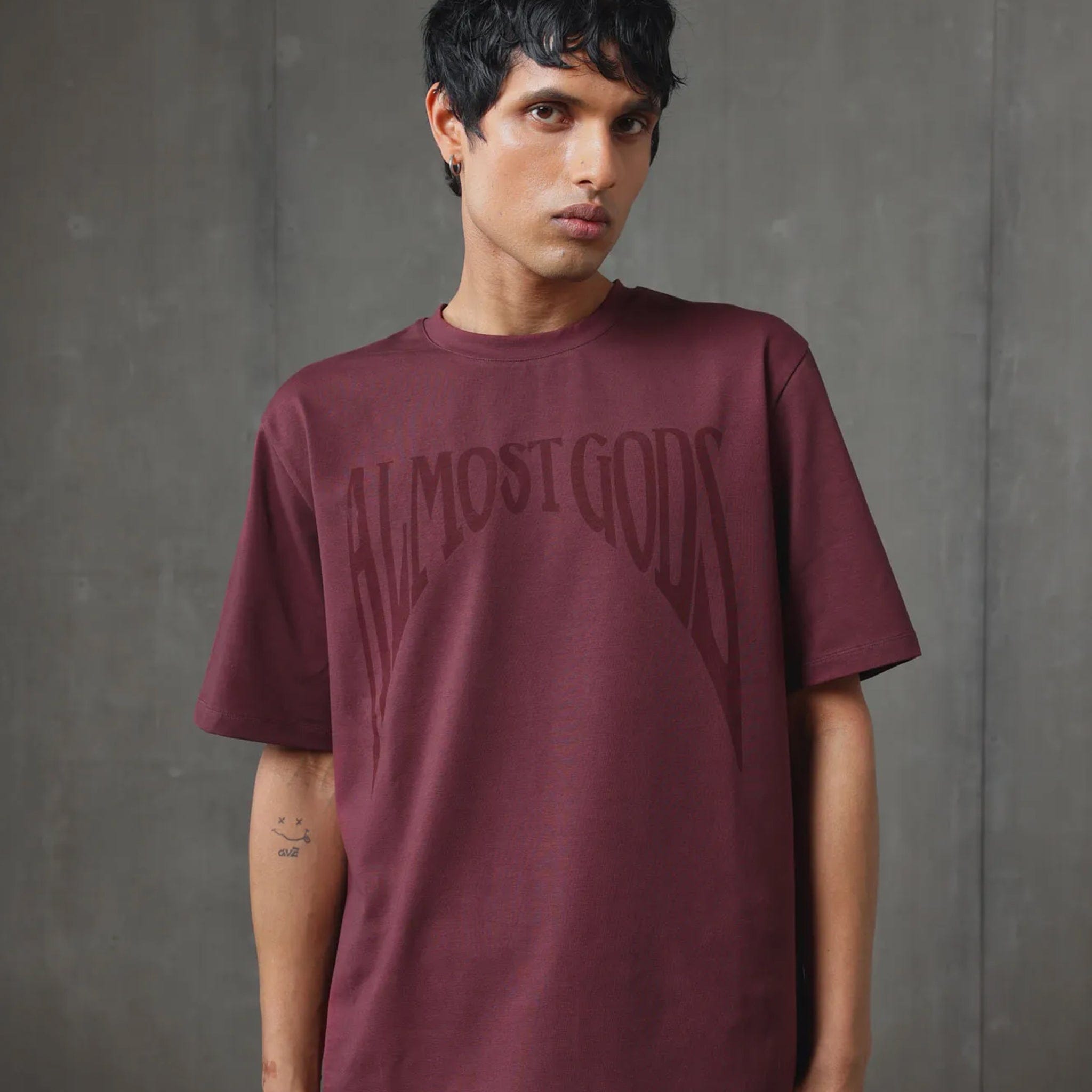 Almost Gods Gothic T-Shirt (Plum)