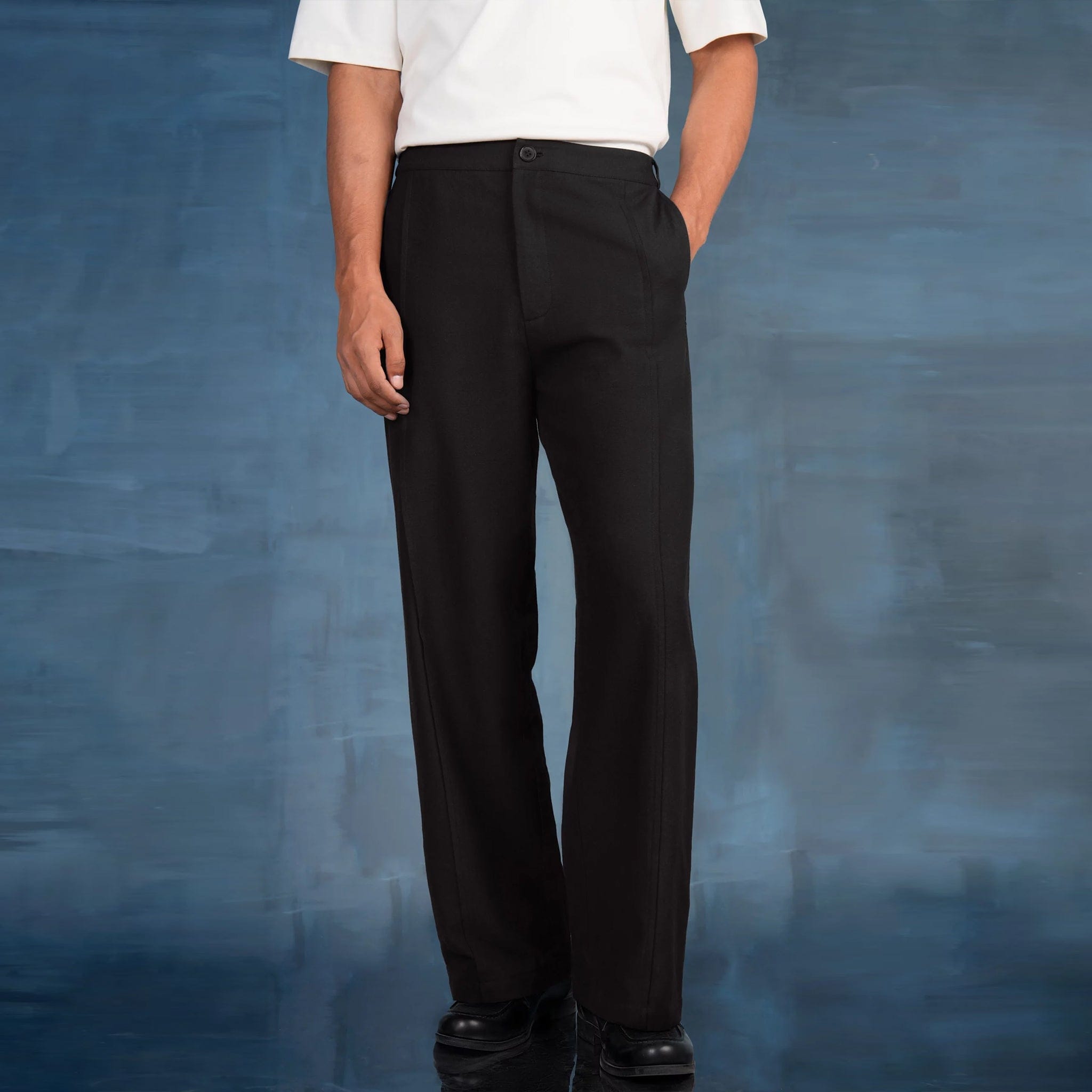 Almost Gods Munich Linen Pants (Black)