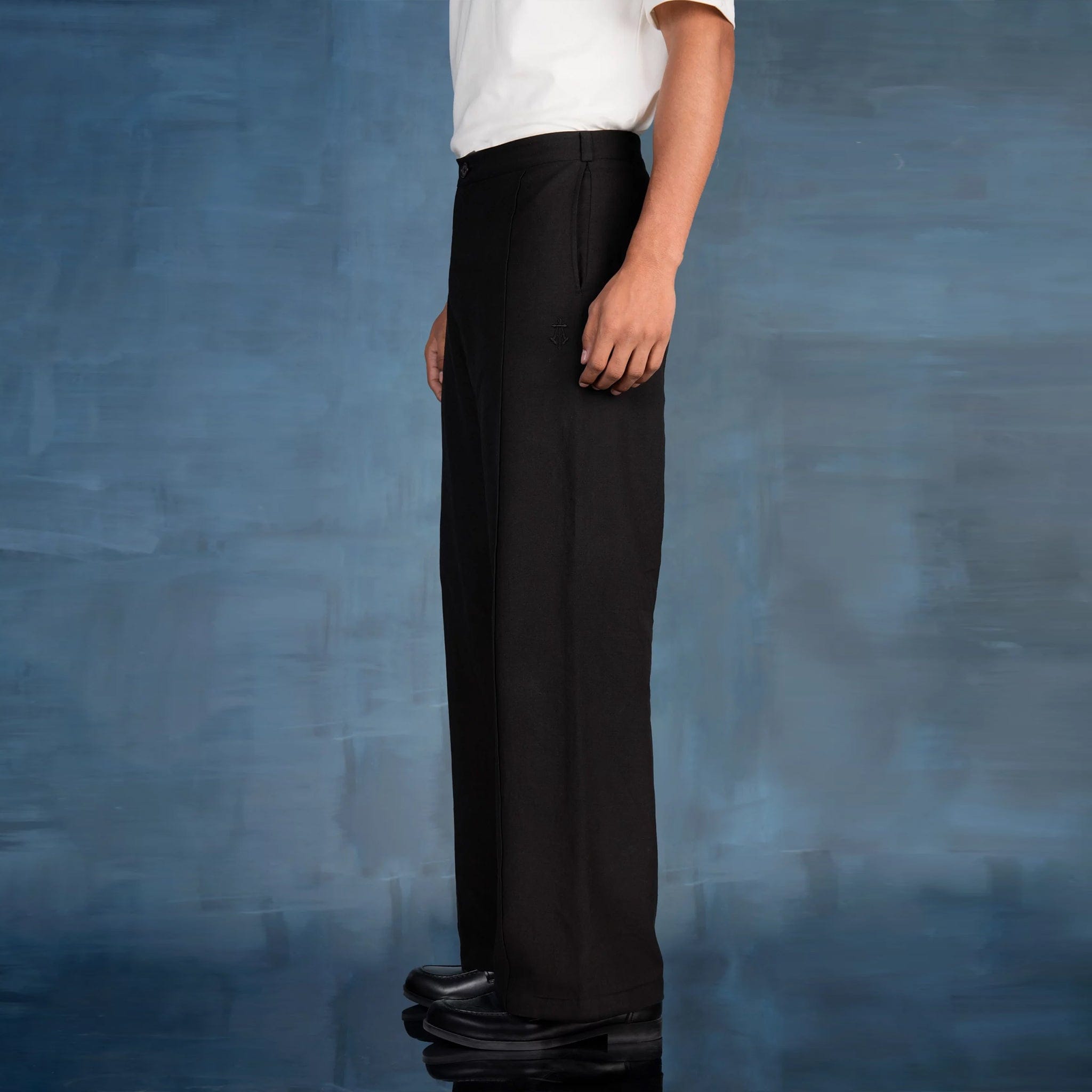 Almost Gods Munich Linen Pants (Black)