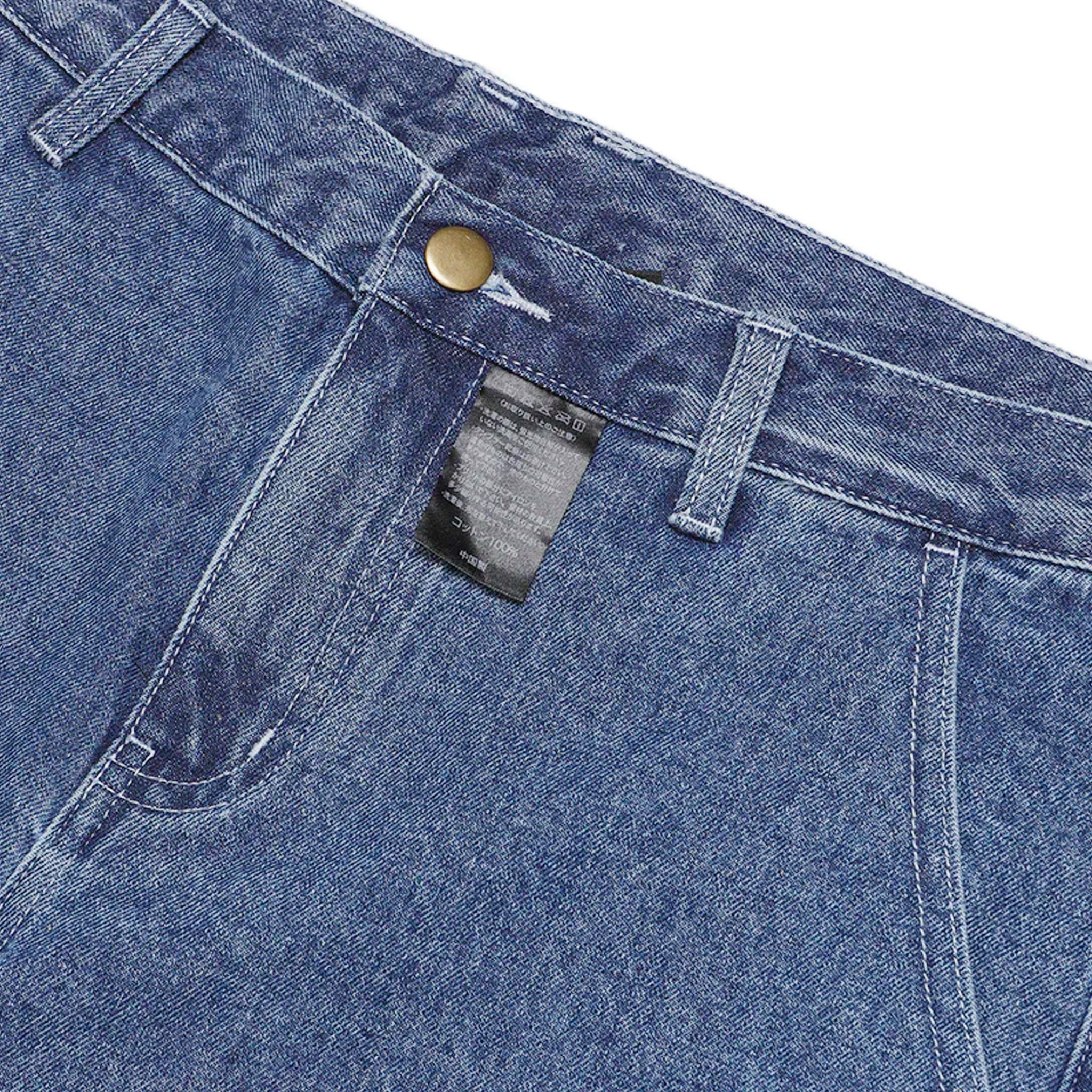 Thrasher SKATEGOAT DENIM CARPENTER SHORTS (Blue)