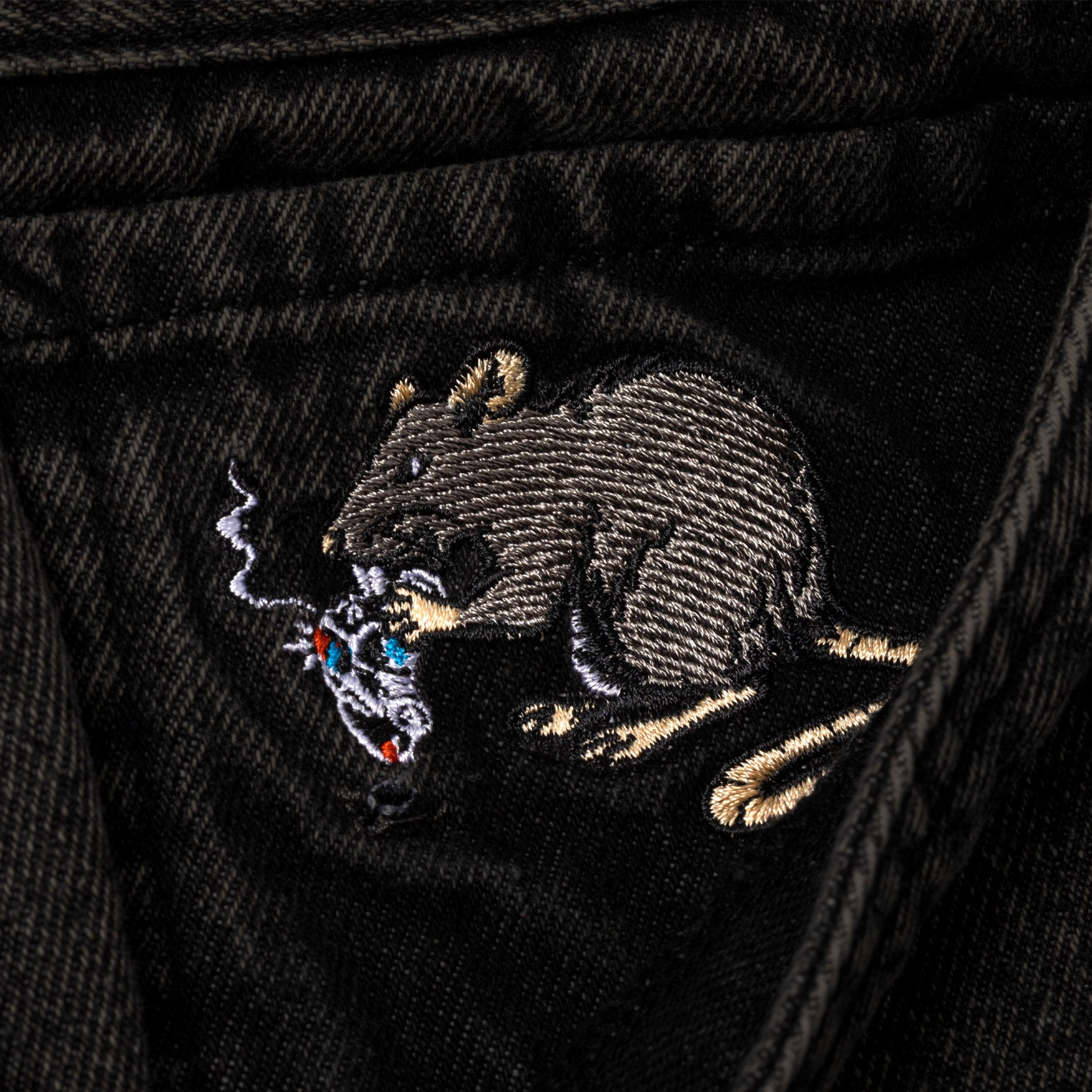 Real Street Cleaner Short Black Stone / Acid Wash