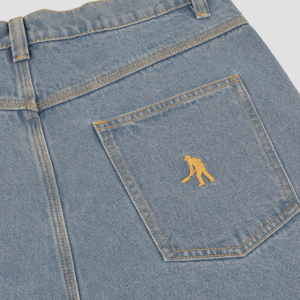 Passport Workers Club Jean Washed Light Blue