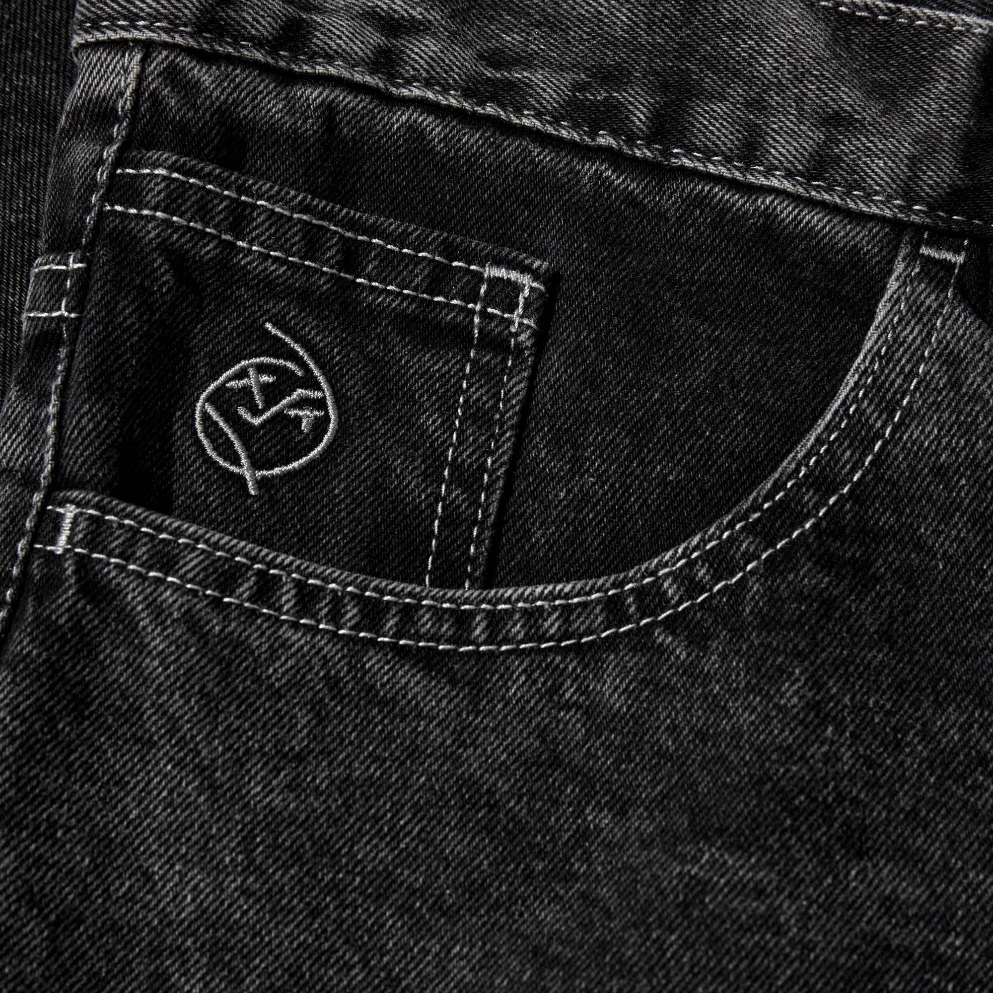 Polar Big Boy Shorts Silver Black