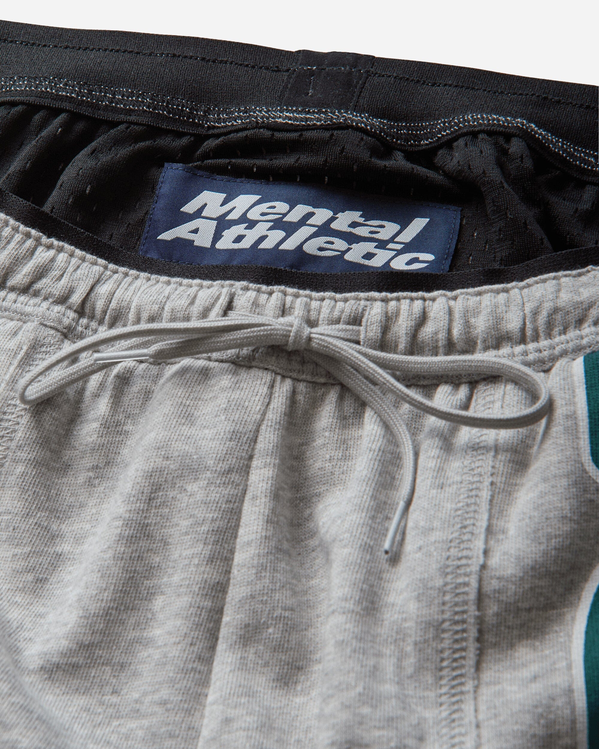 Mental Athletic Overlogo Utility Sweatshorts Grey Melange