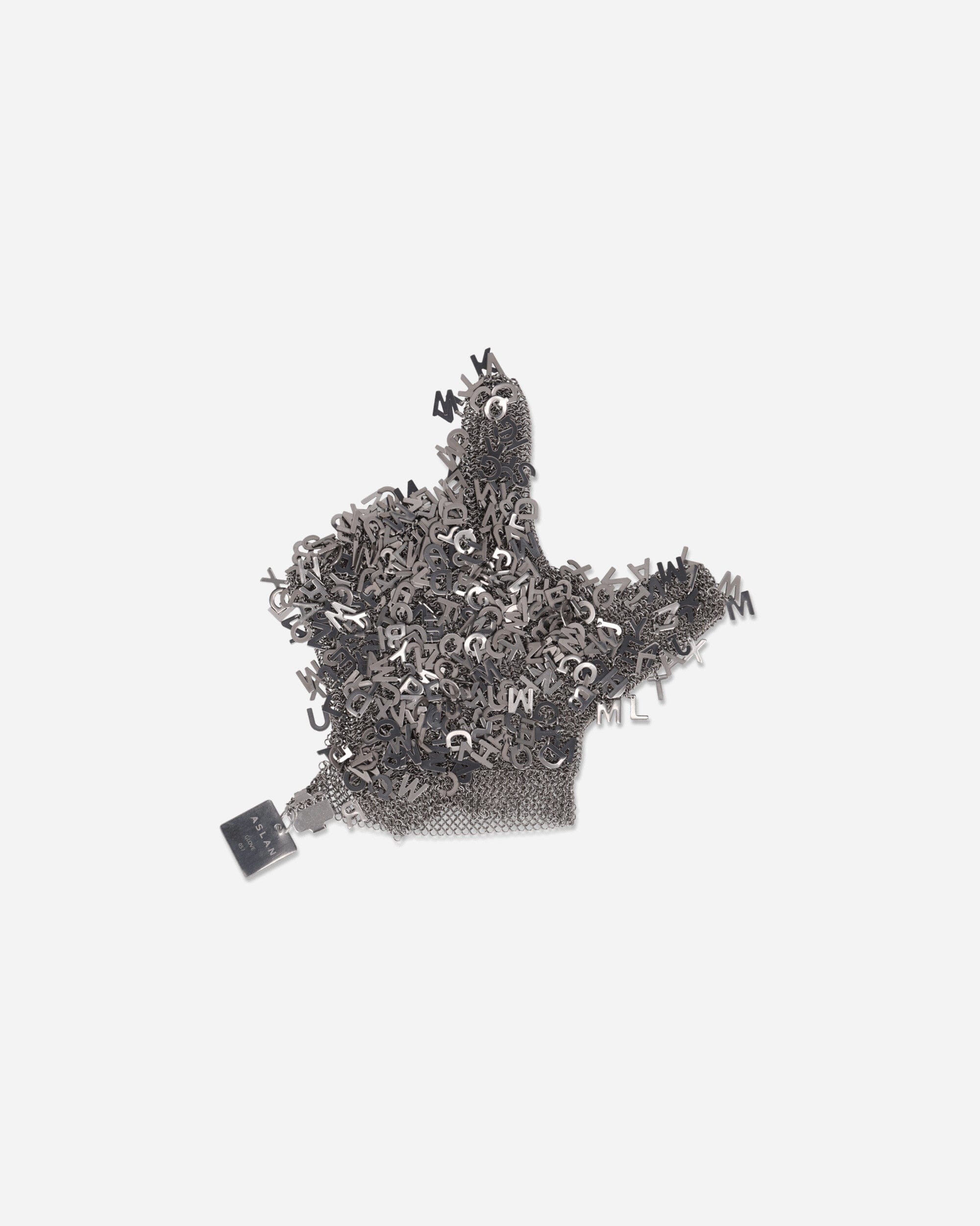 Aslan World Chainmaille Fingerless Glove Heavy Metal