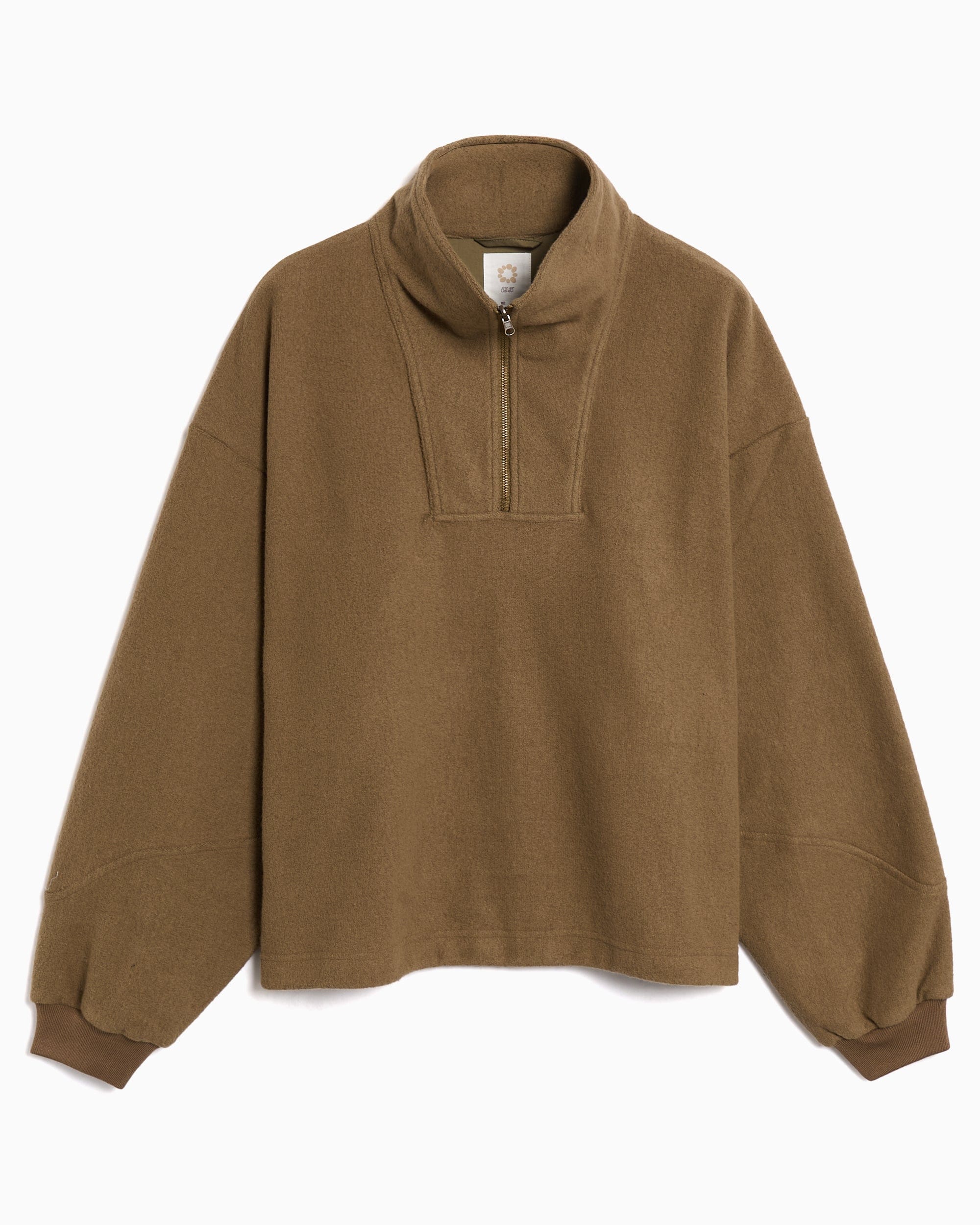 Gander Sudadera Half Zip Boxy gander Stevenson Smock Unisex