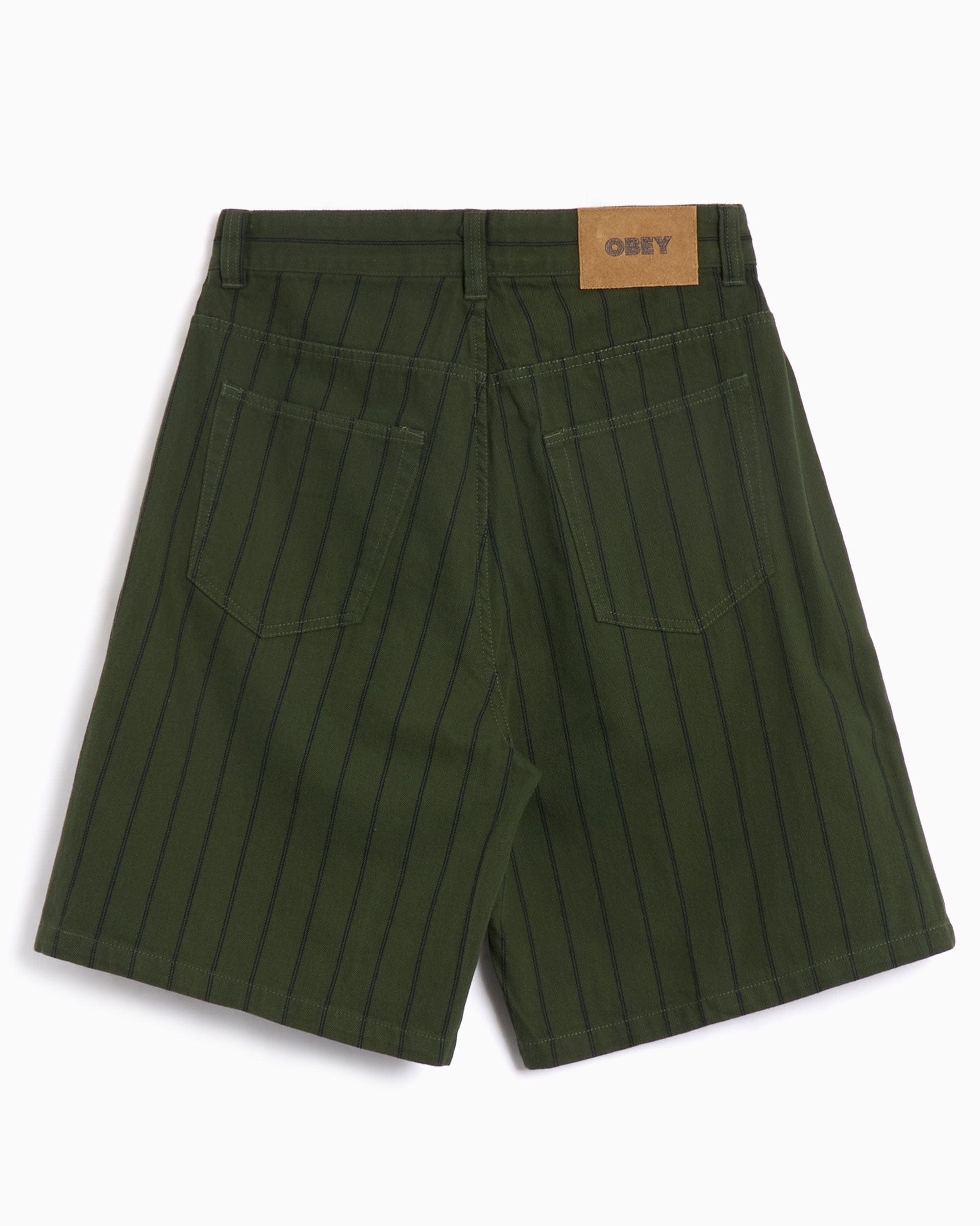 OBEY Clothing Pantalones cortos OBEY Clothing Stripe Men's Baggy Denim Shorts para hombre
