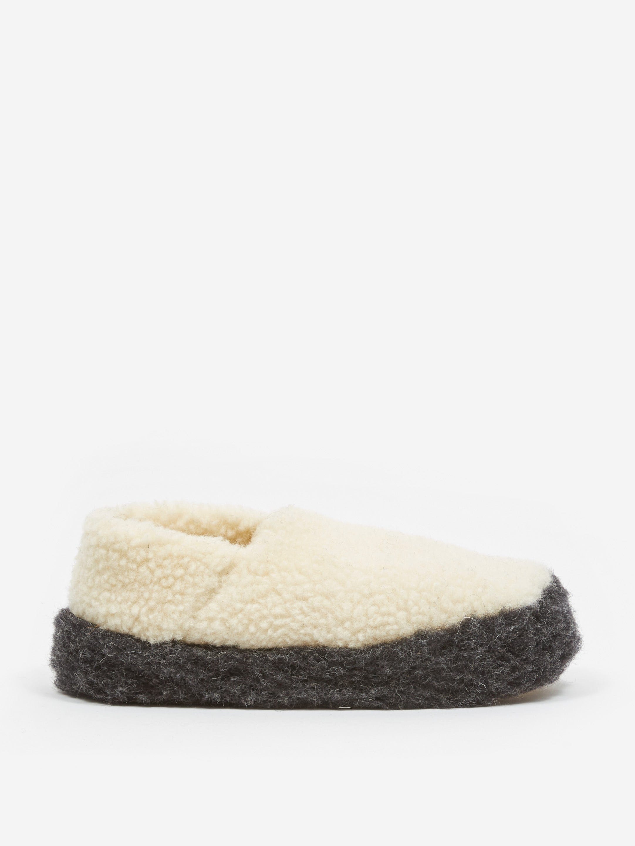 Yoko Wool x Goodhood Siberian Wool Slipper - Natural
