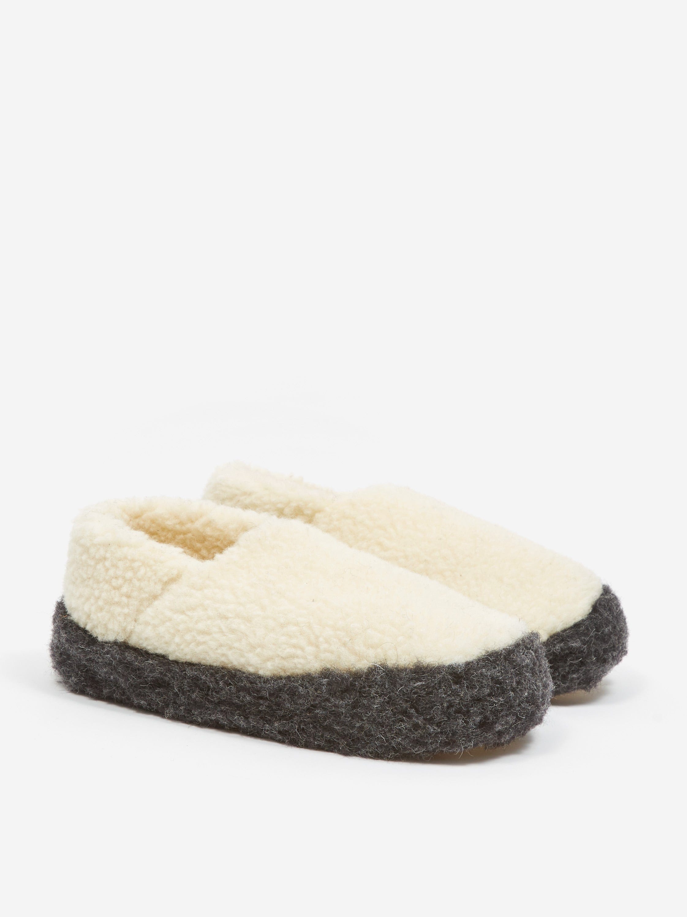 Yoko Wool x Goodhood Siberian Wool Slipper - Natural